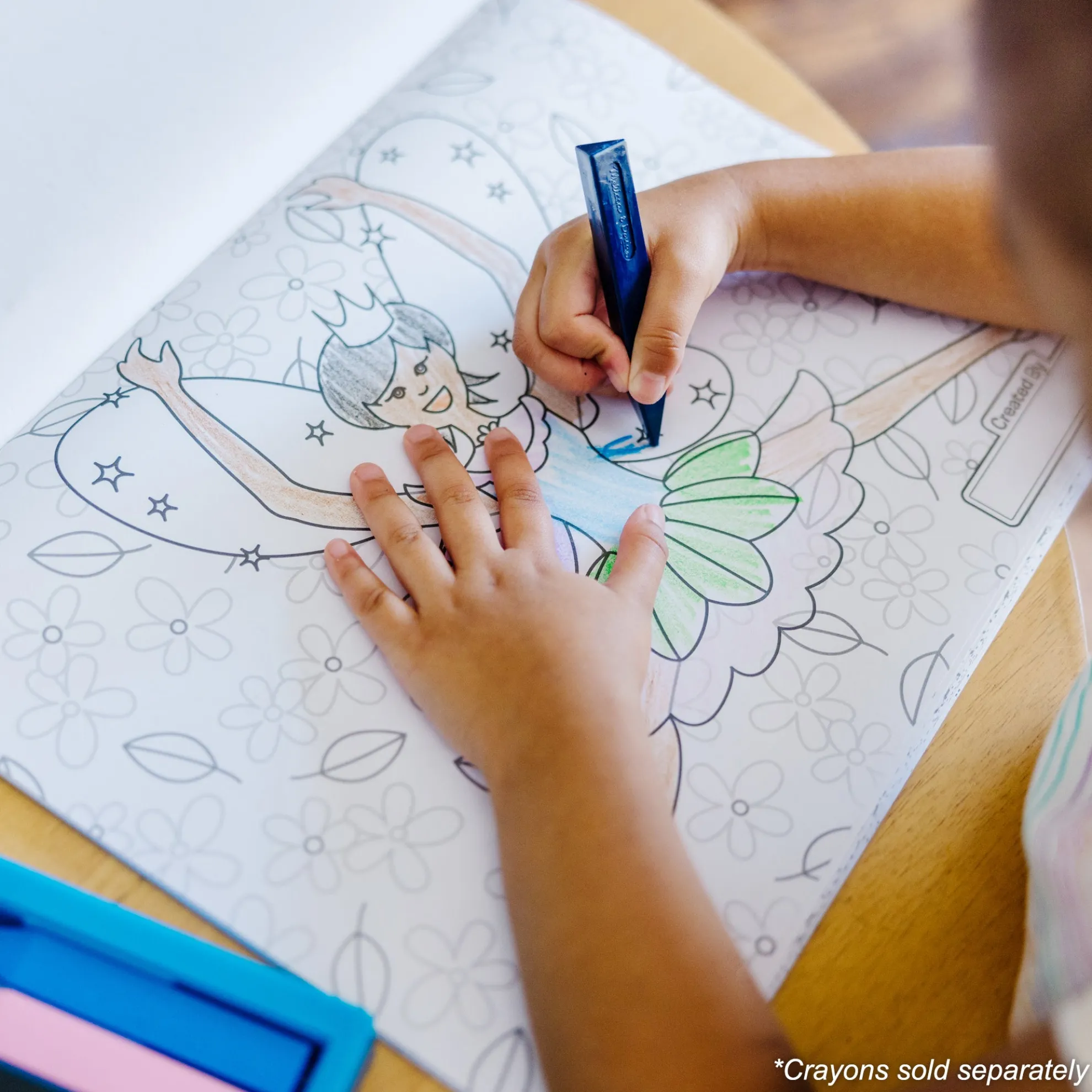 Jumbo Coloring Pad - Princess & Fairy