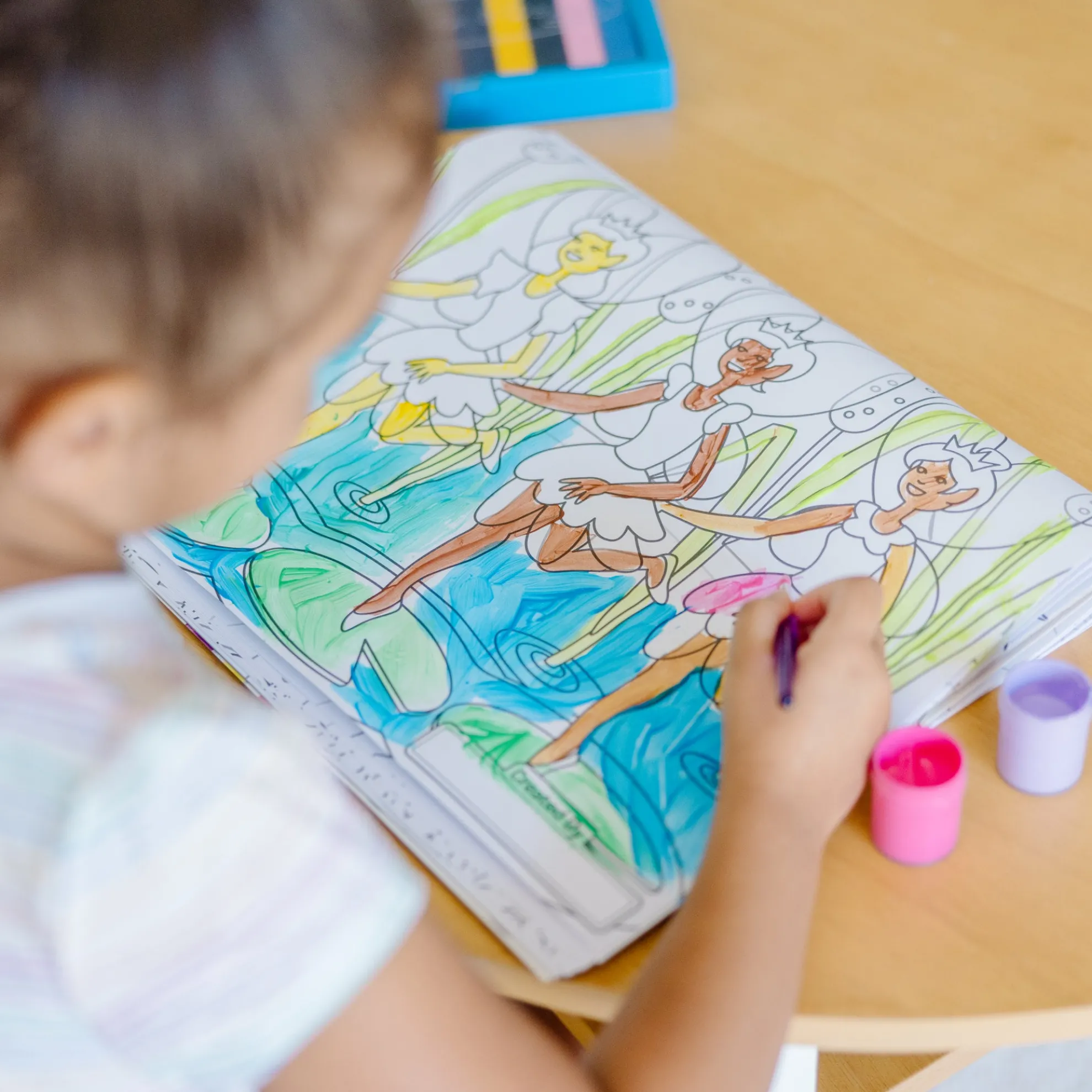 Jumbo Coloring Pad - Princess & Fairy