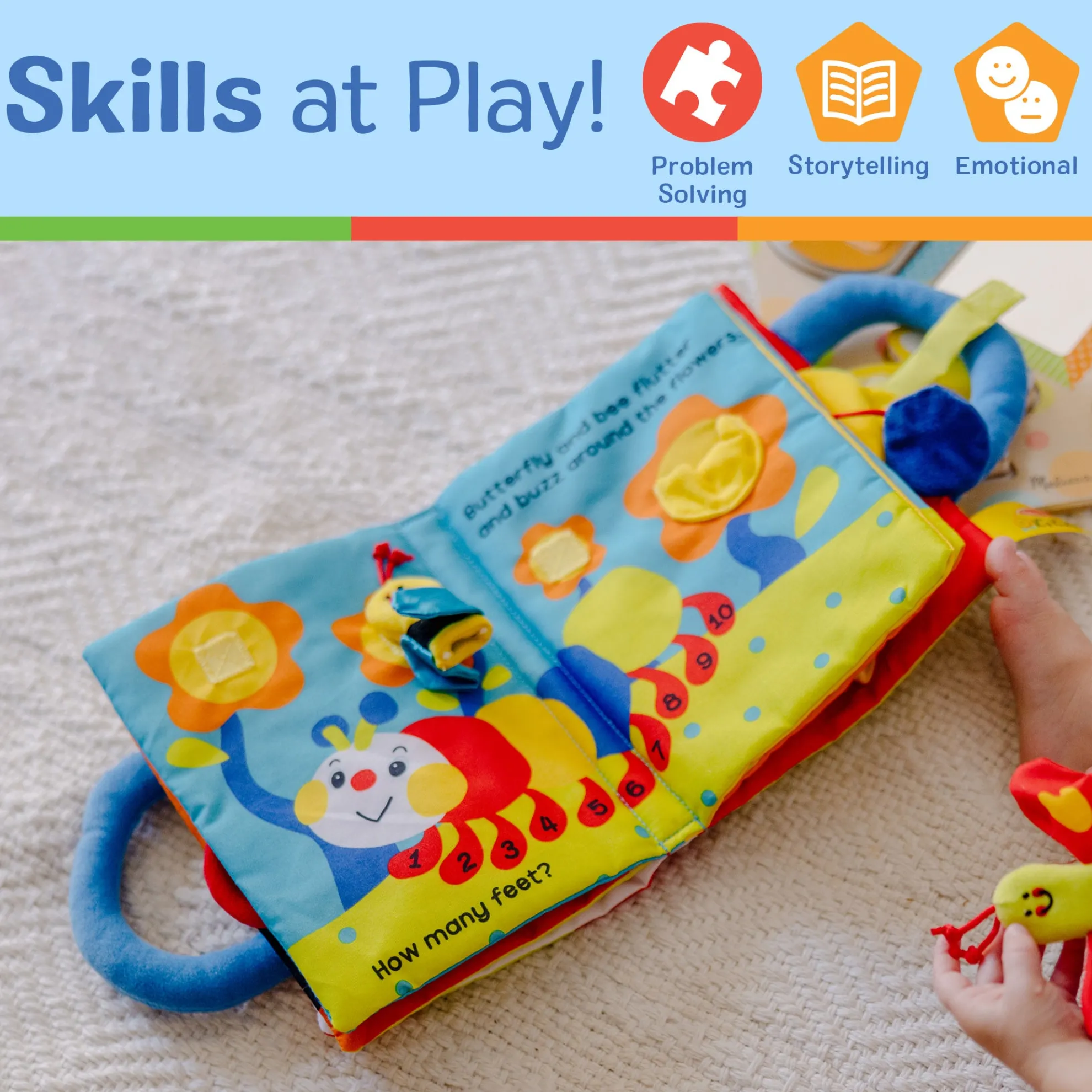 K’s Kids My First Activity Book Cloth Book