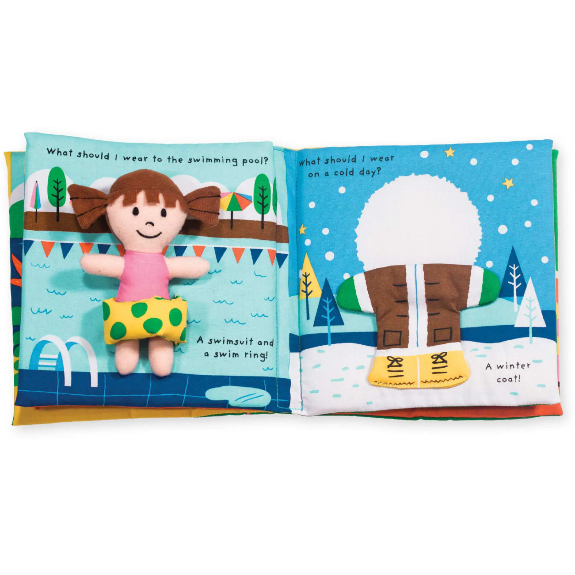 K’s Kids Soft Activity Book - What Should I Wear?