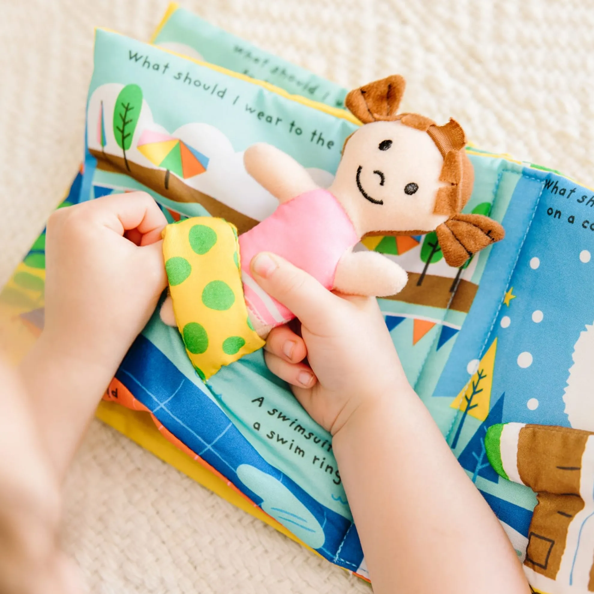 K’s Kids Soft Activity Book - What Should I Wear?