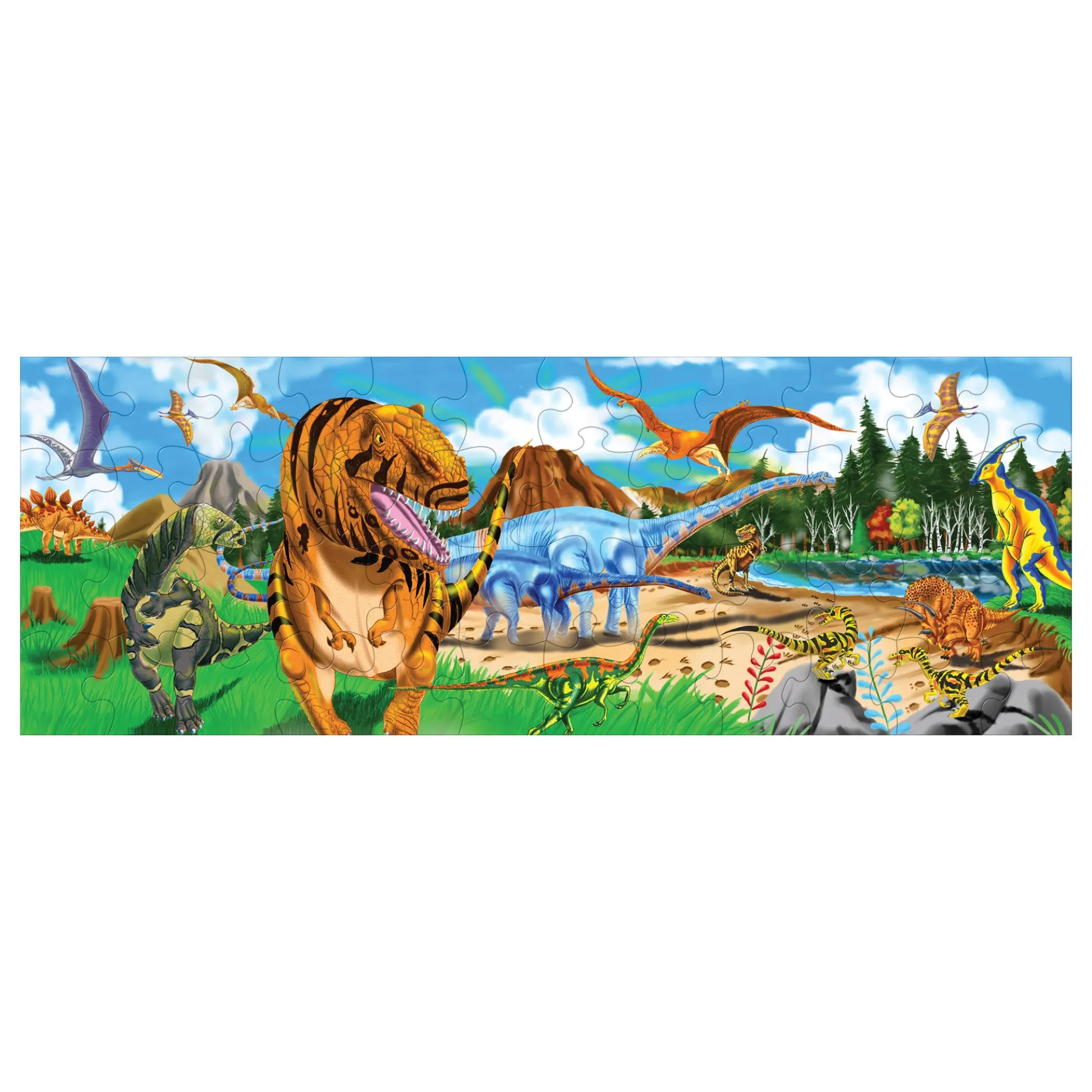 Land of Dinosaurs Floor Puzzle - 48 Pieces