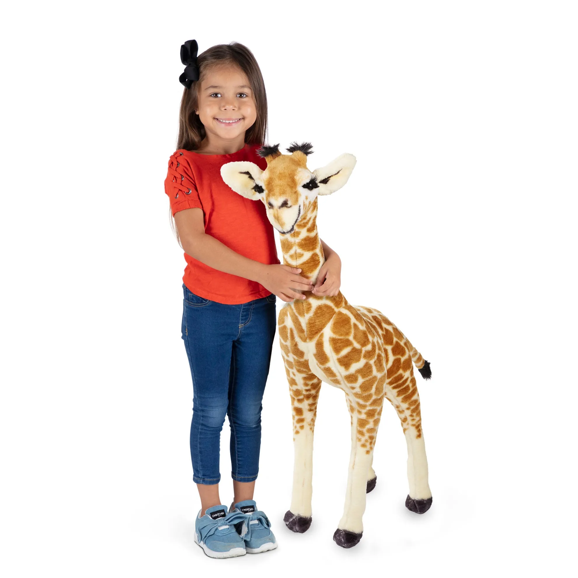 Lifelike Plush Baby Giraffe