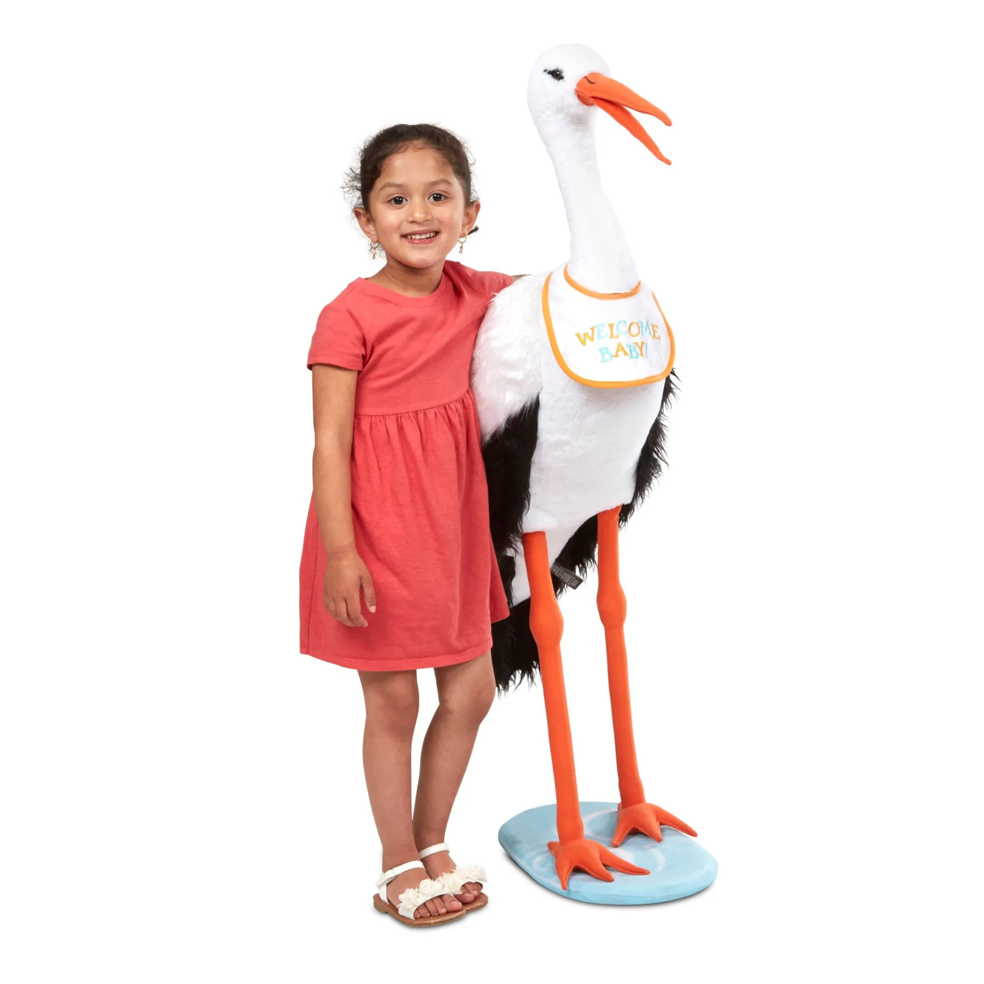 Lifelike Plush Stork