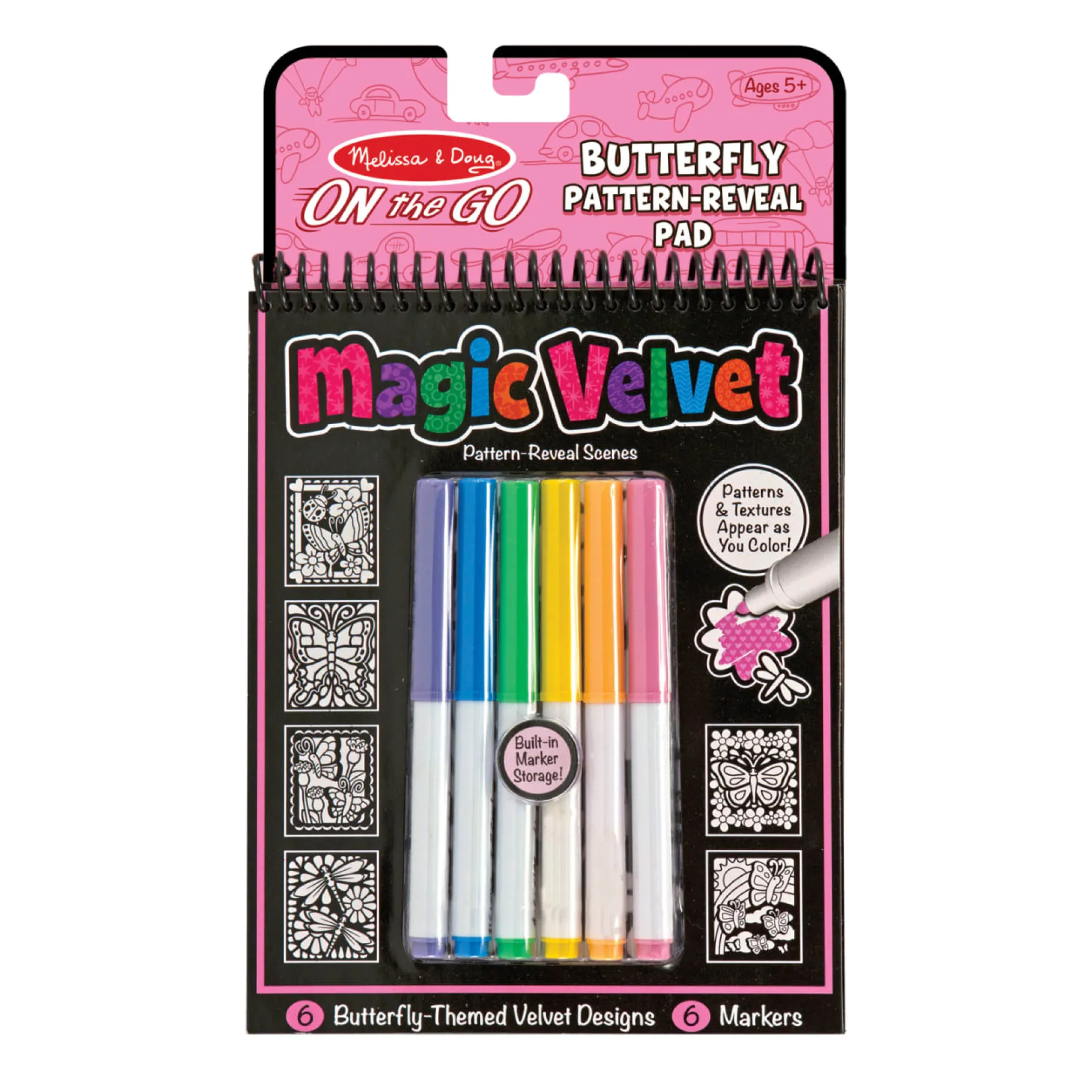 Magic Velvet Butterfly Scenes - On the Go Travel Activity