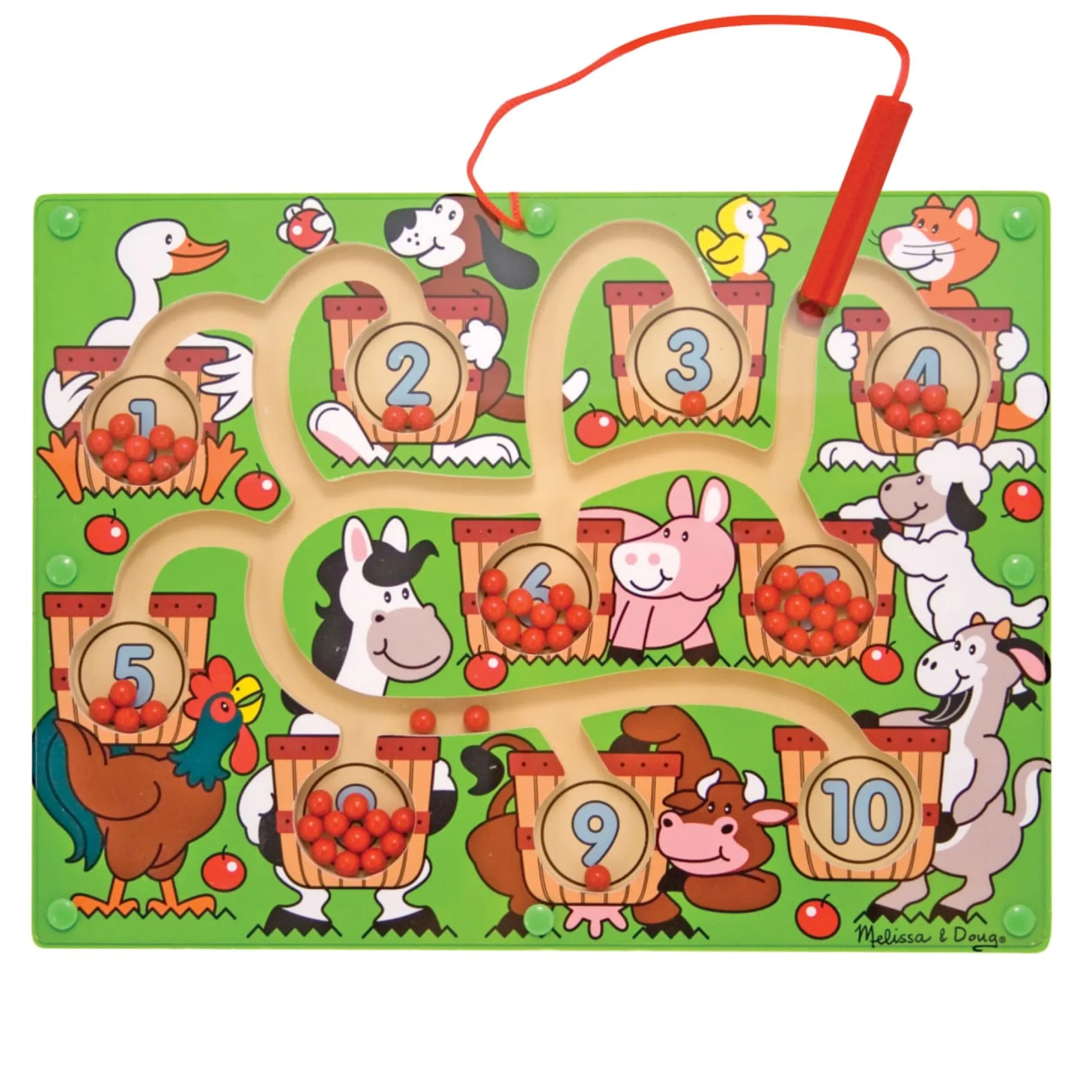 Magnetic Number Maze