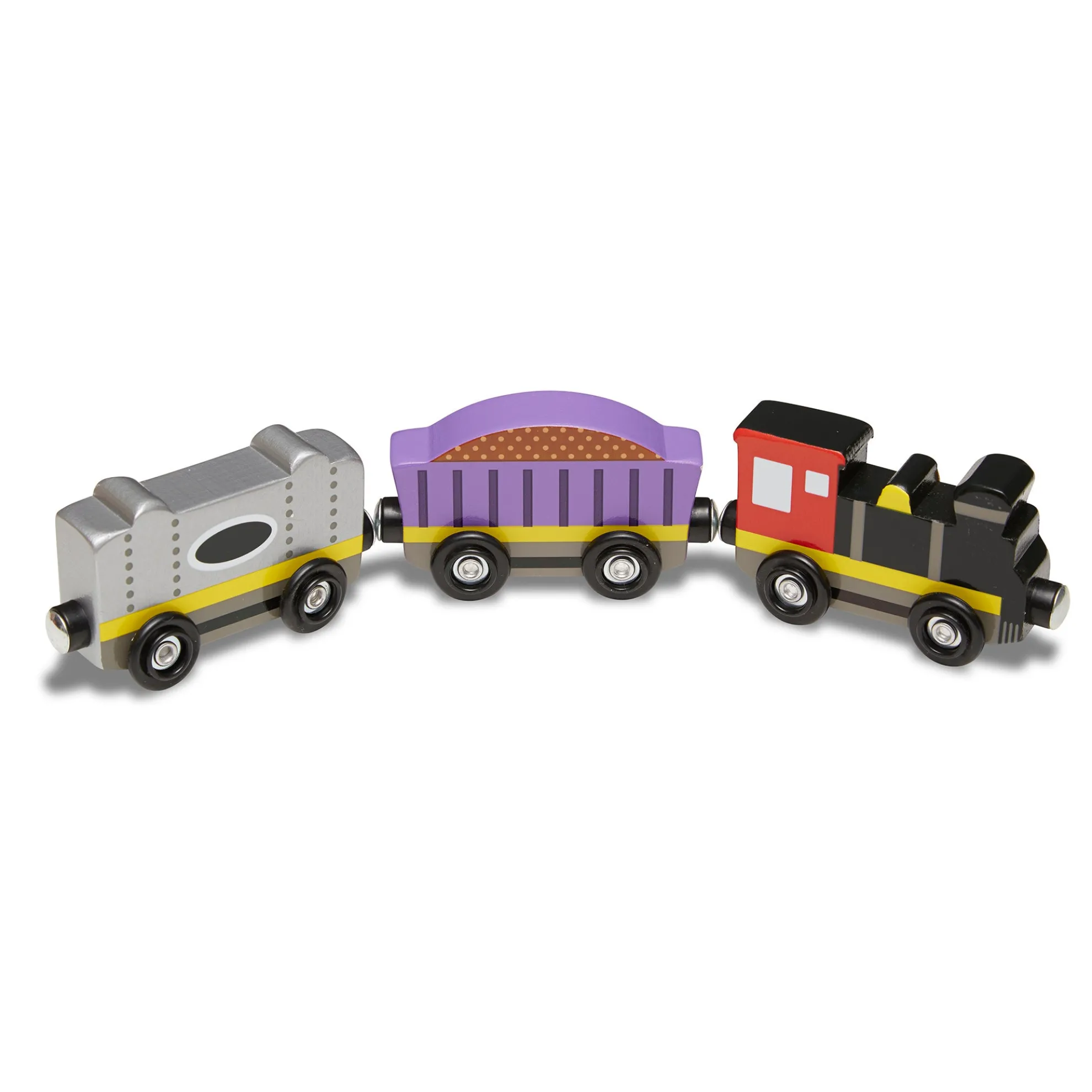 Magnetic Wooden Train Cars