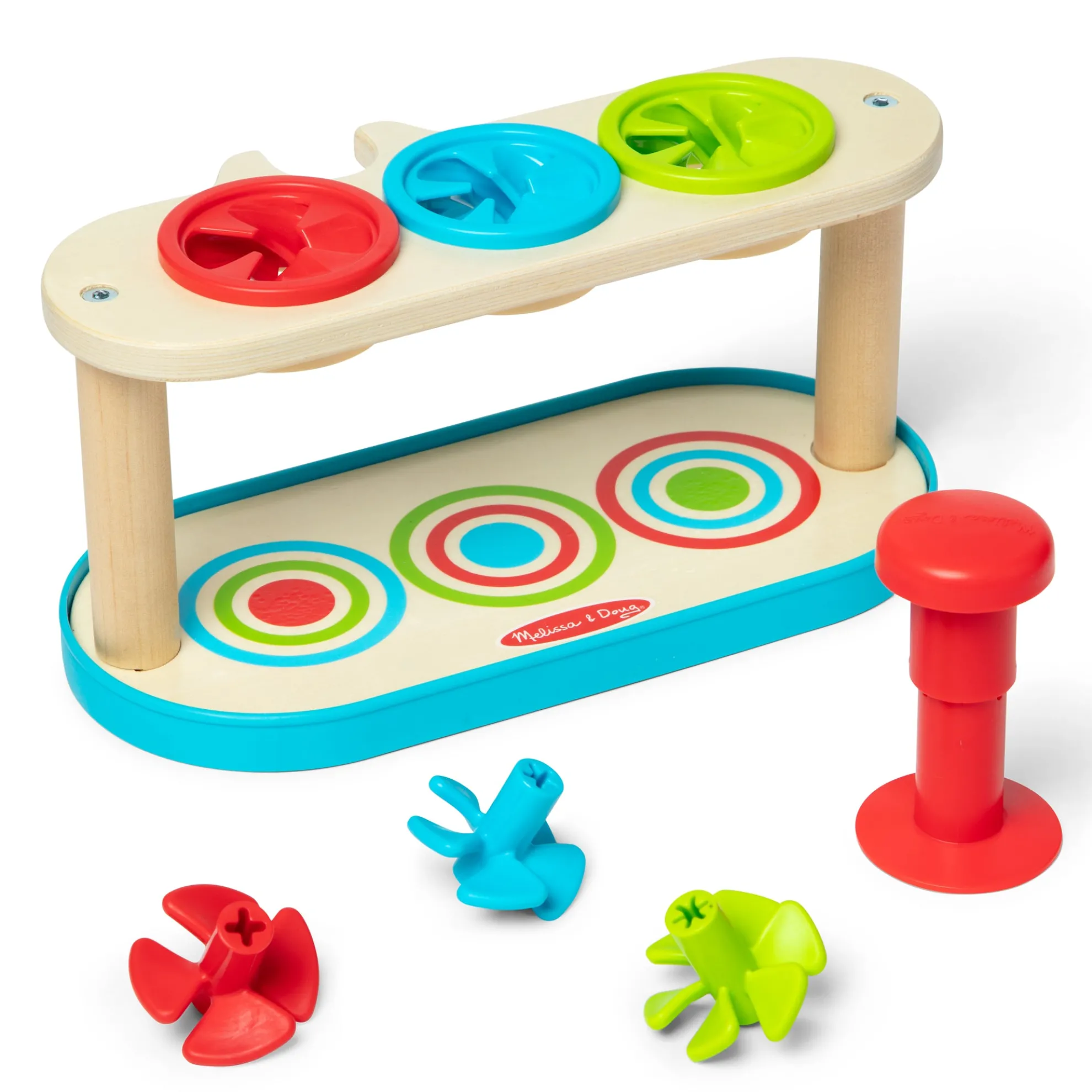 Match & Push Spinning Tops