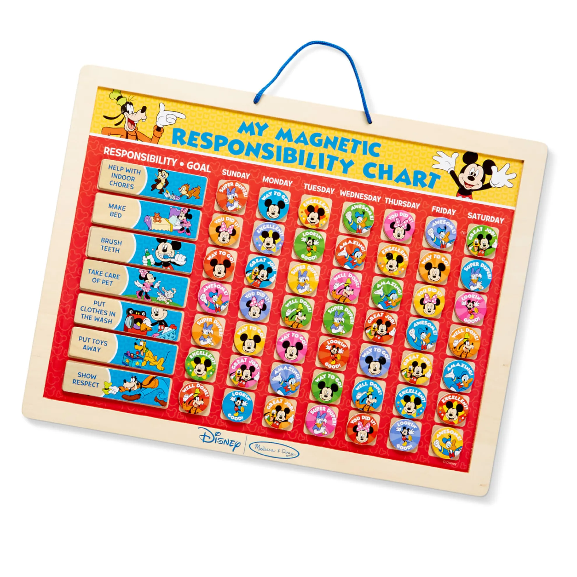 Mickey Mouse My Magnetic Responsibility Chart