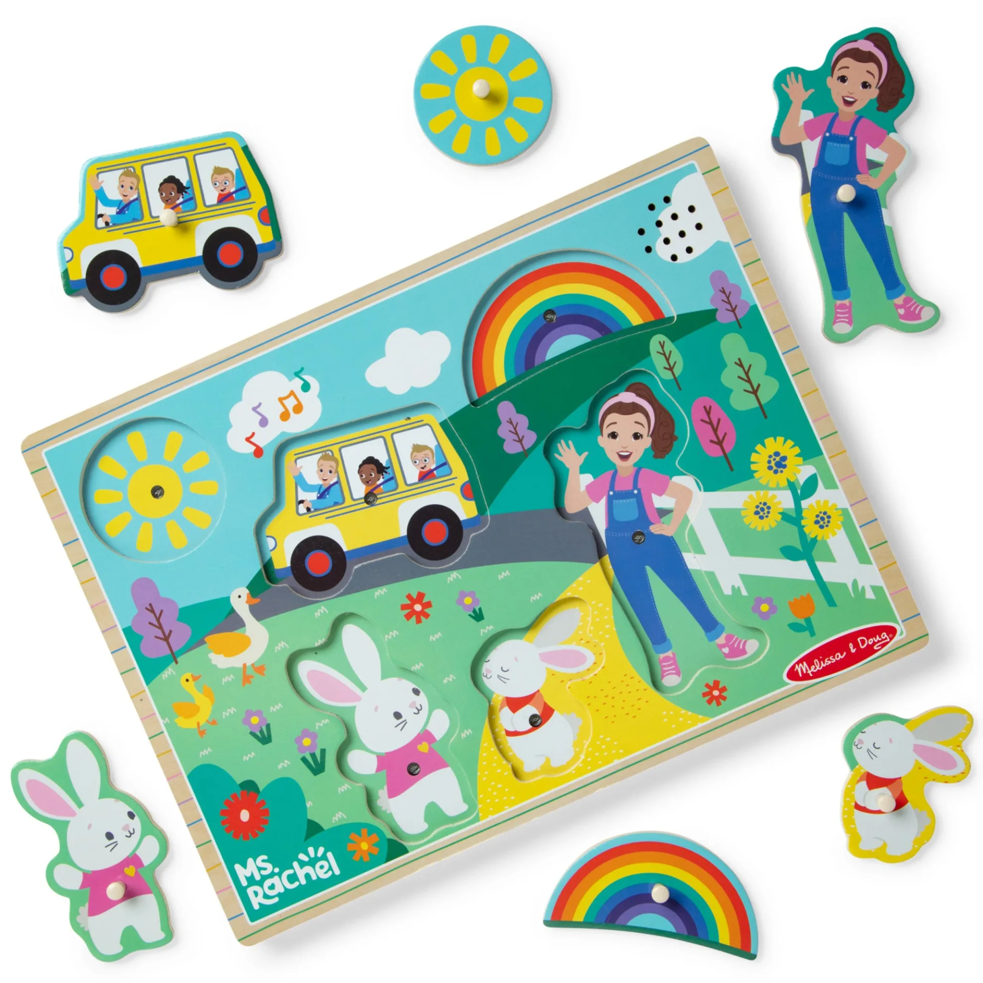 Ms. Rachel™ Wooden Song Puzzle – 6 Pieces