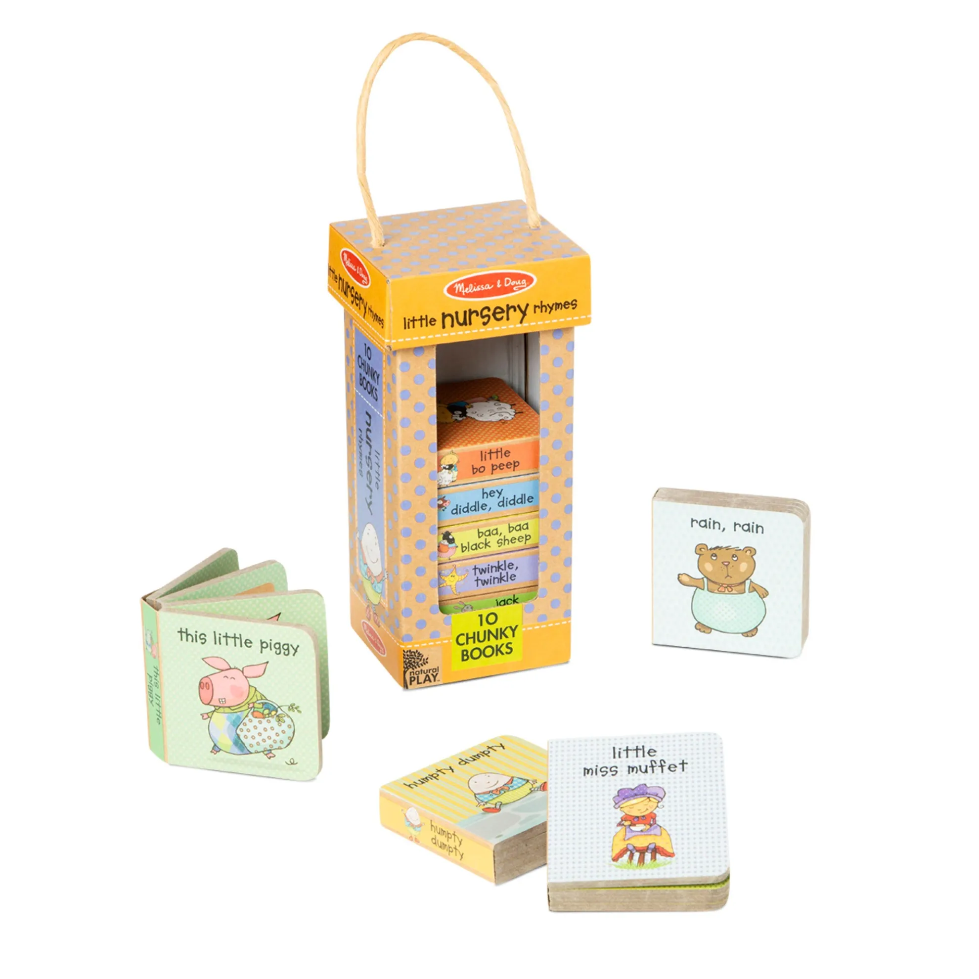 Natural Play Book Tower: Little Nursery Books