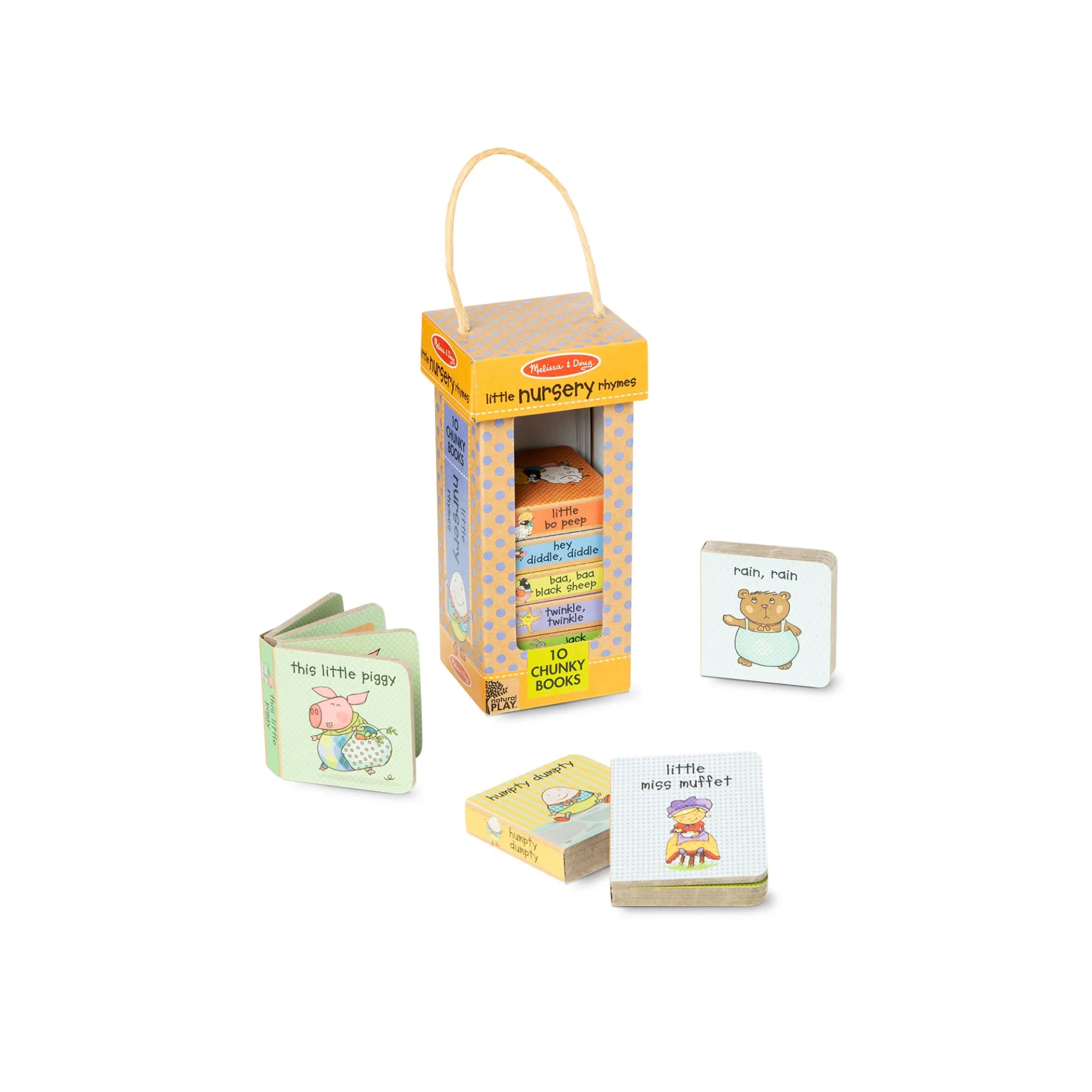 Natural Play Book Tower: Little Nursery Books