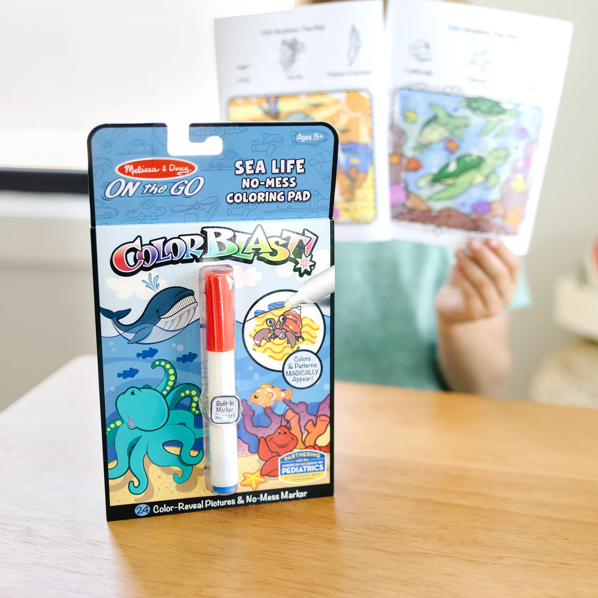 On the Go™ ColorBlast Color Reveal Pad – Sea Life