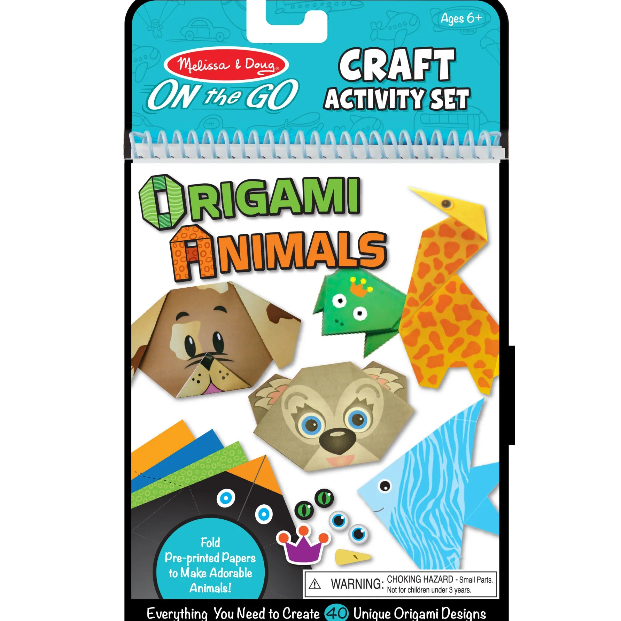 On the Go Origami Animals Craft Activity Set
