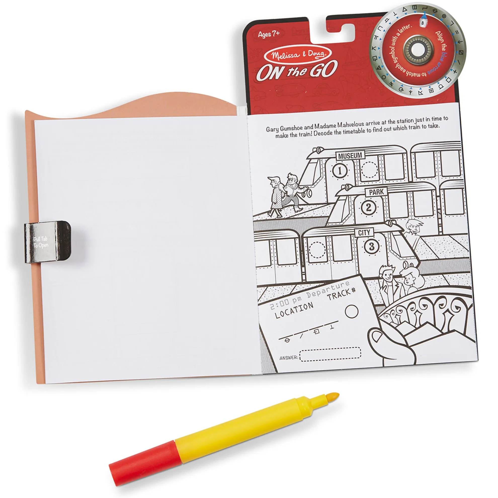 On the Go™ Secret Decoder Activity Books 3-Pack: Slippery Flippers, Runaway Ruby, Game Book