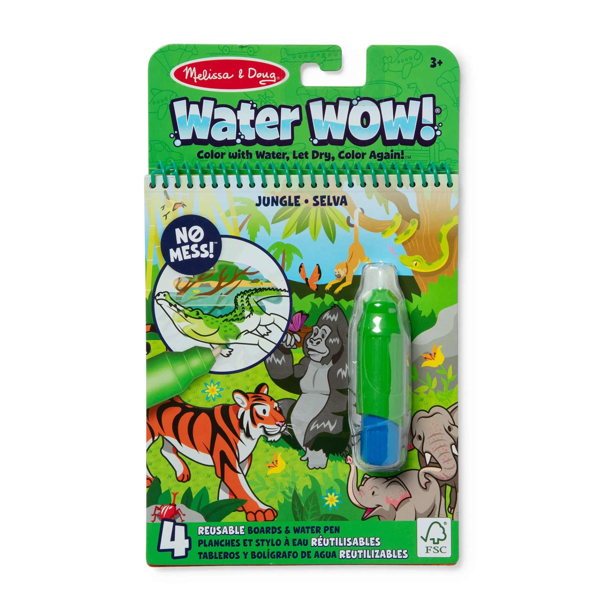On the Go Water Wow! Water-Reveal Pad – Jungle
