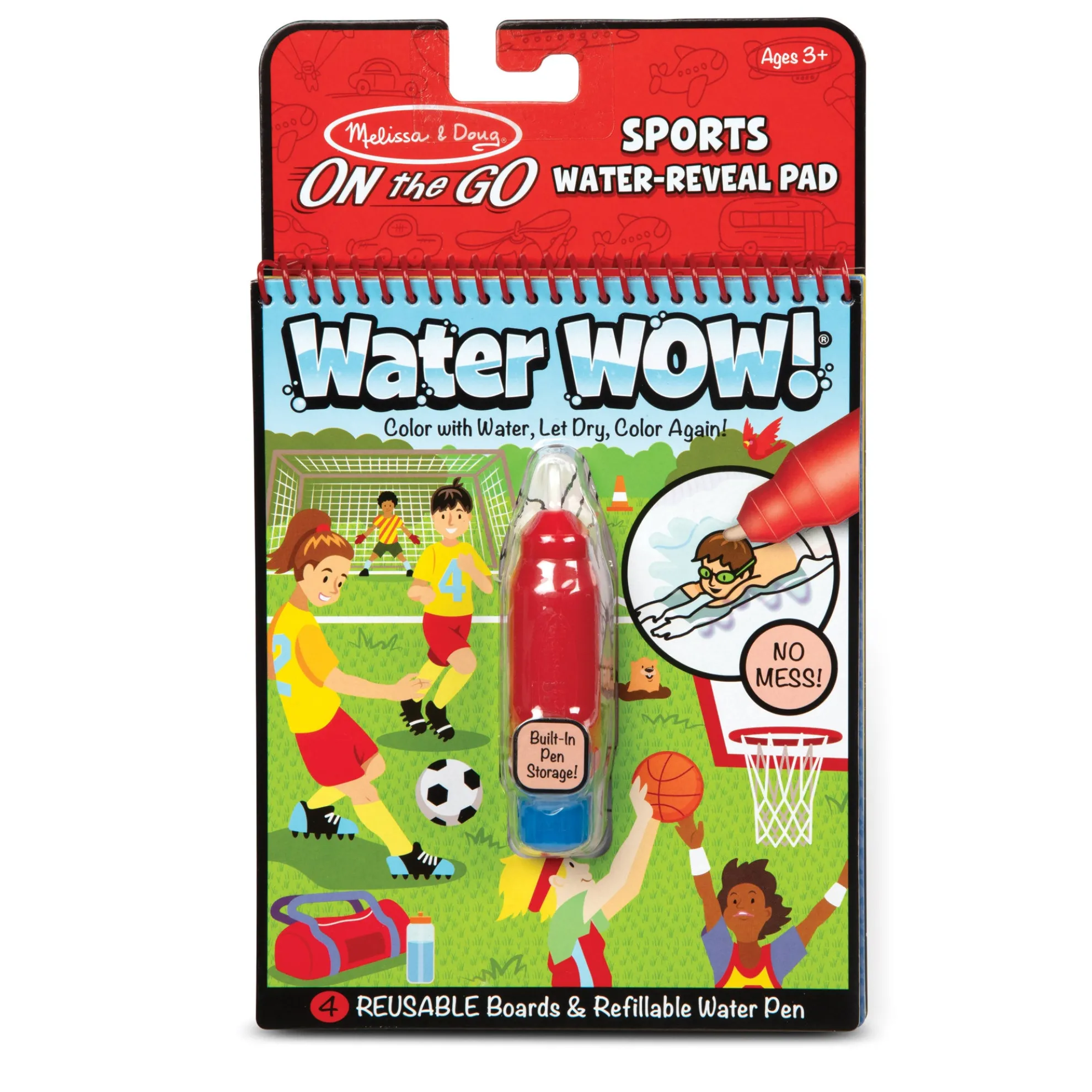 On the Go Water WOW!® Water-Reveal Activity Pad – Sports