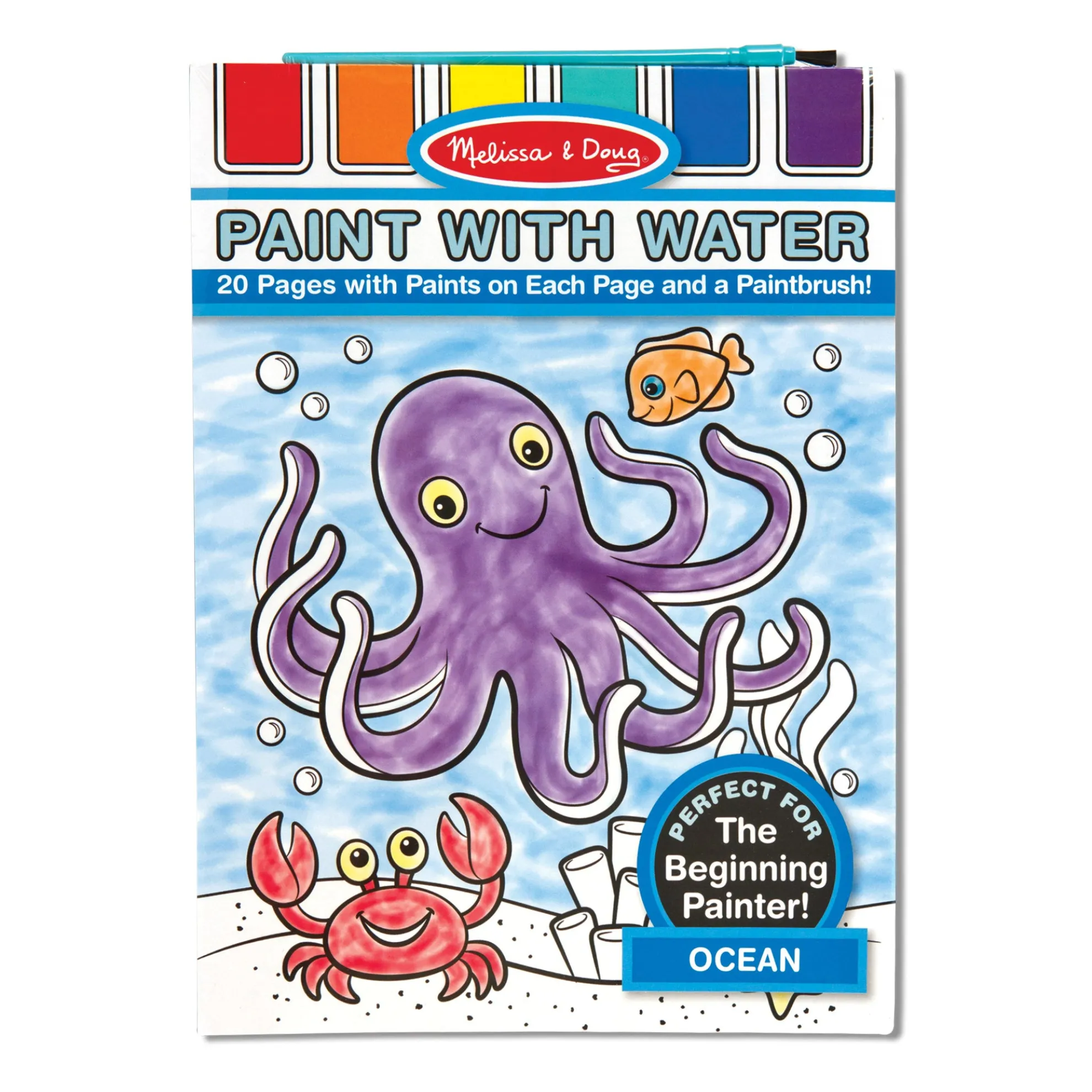 Paint With Water Activity Book - Ocean