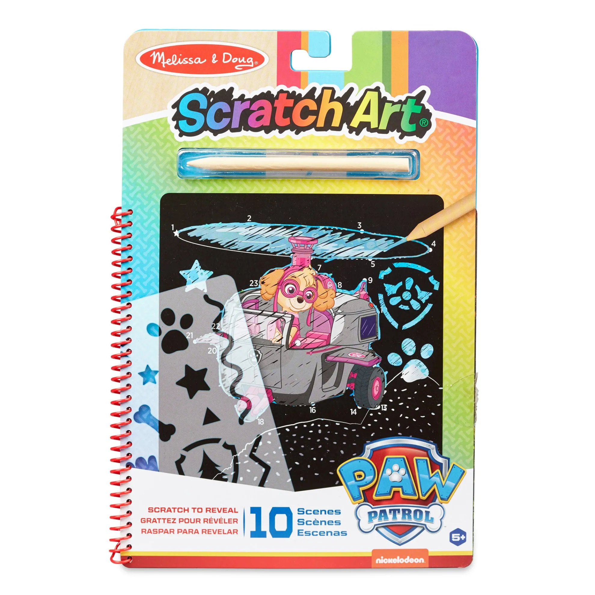 PAW Patrol Scratch Art Pad - Skye