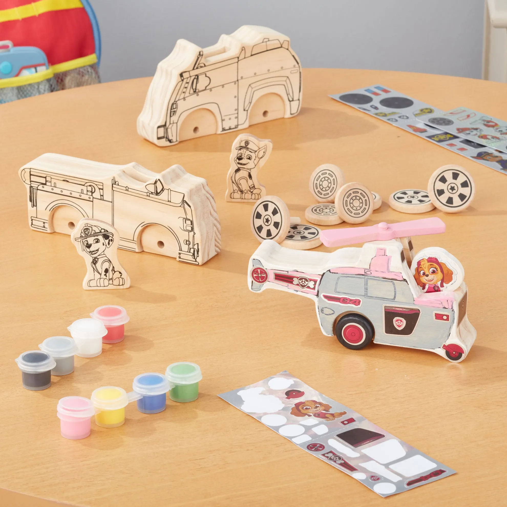 PAW Patrol Wooden Craft Kit - Vehicles