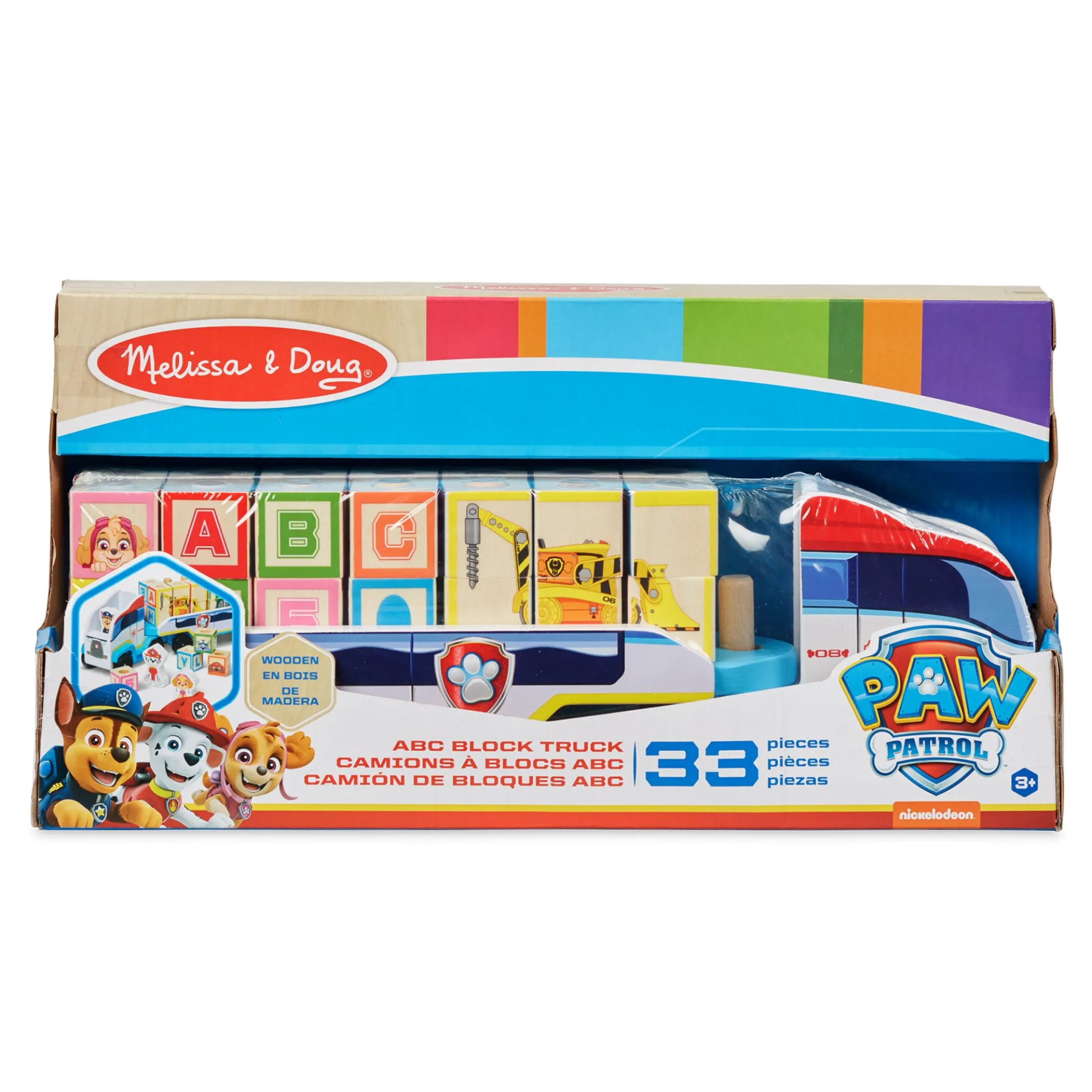 PAW Patrol Wooden ABC Block Truck