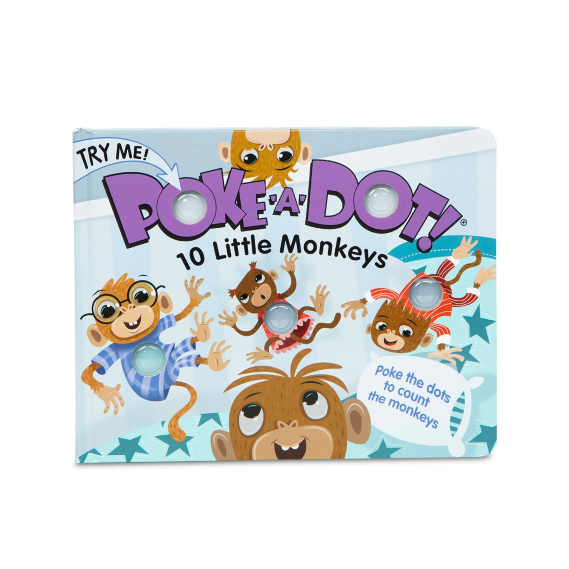 Poke-a-Dot: 10 Little Monkeys Board Book