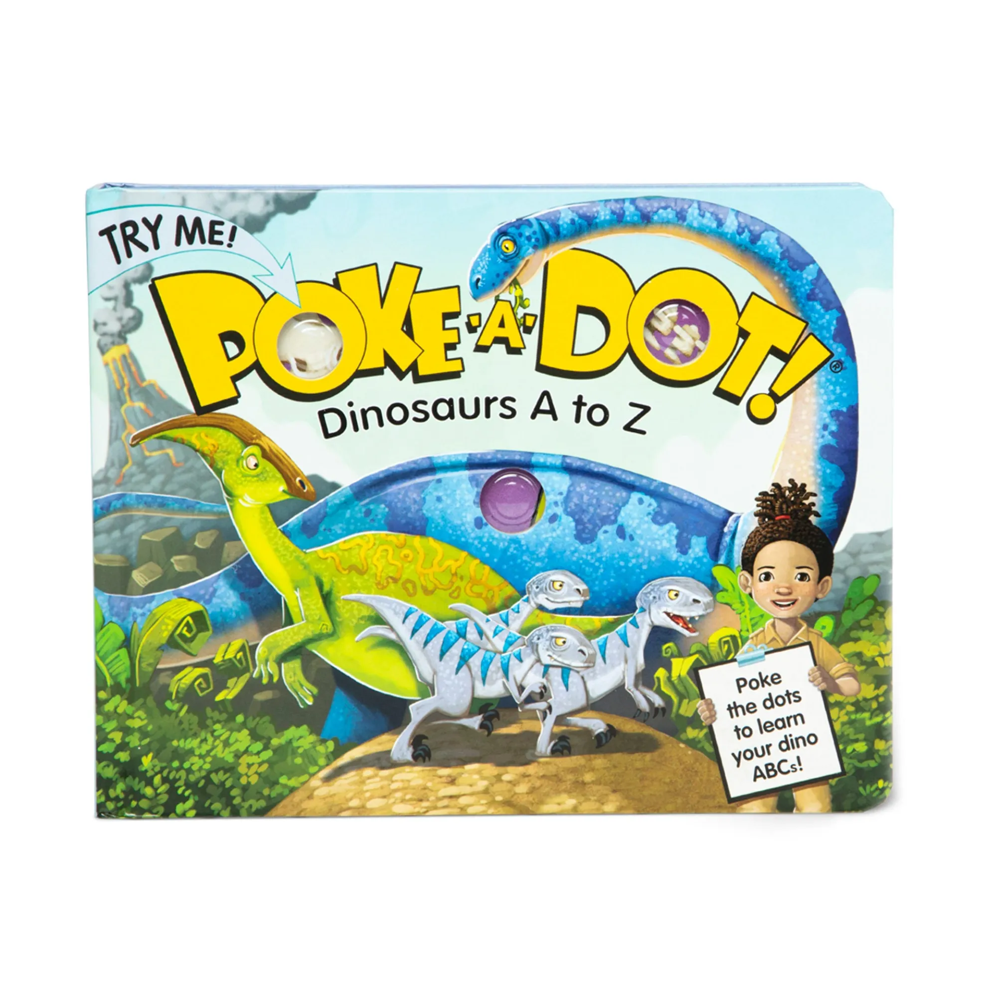 Poke-a-Dot: Dinosaurs A to Z Board Book