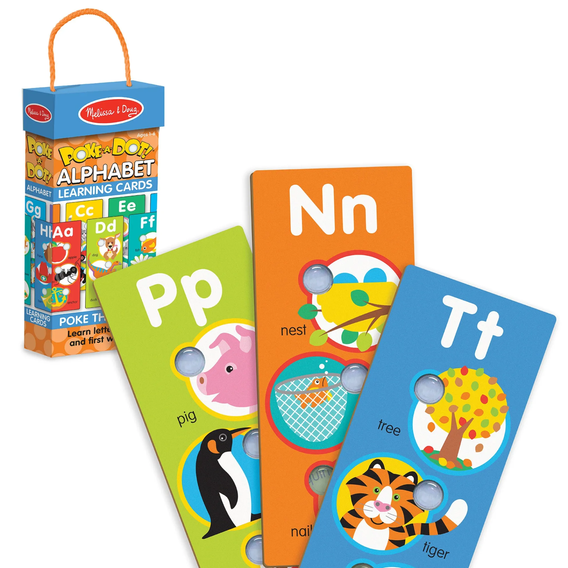 Poke-A-Dot Jumbo Alphabet Learning Cards