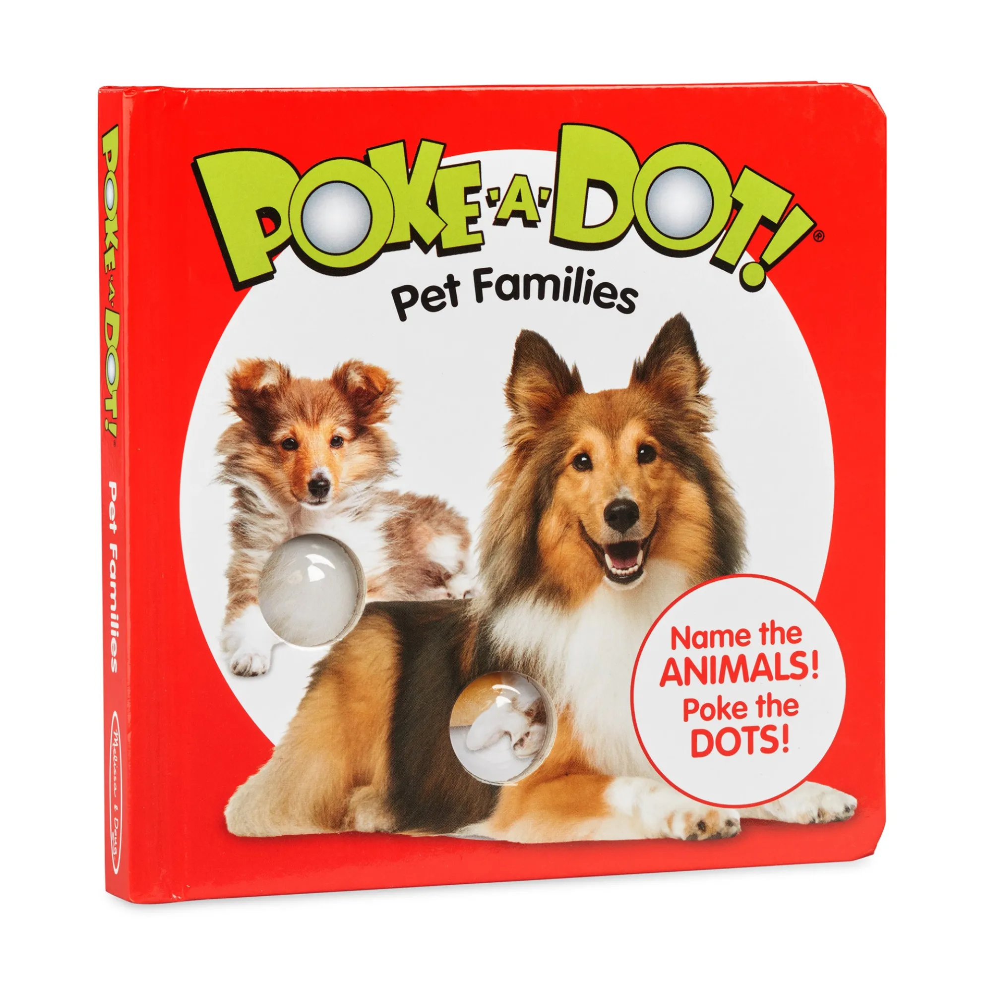 Poke-a-Dot: Pet Families Board Book