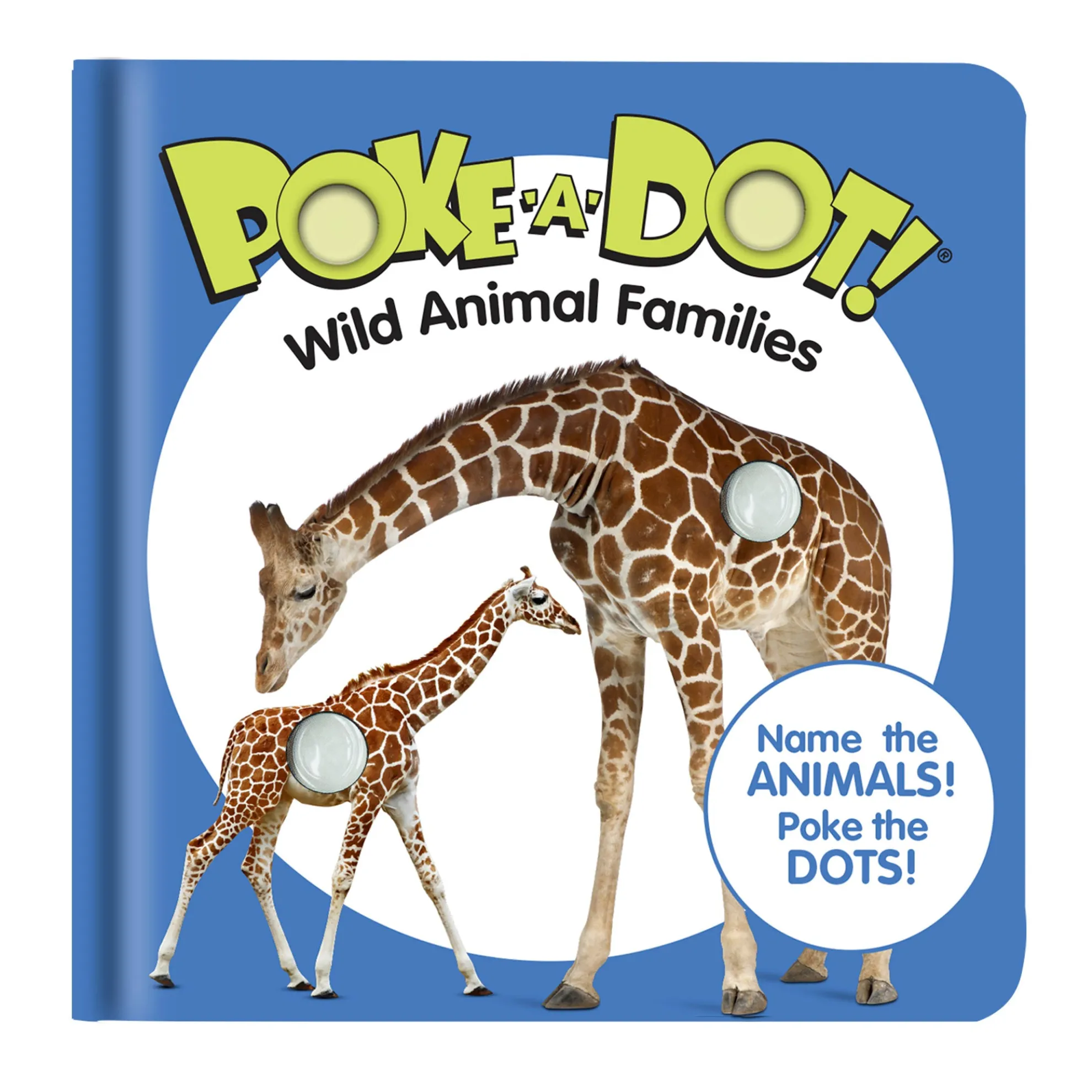 Poke-a-Dot: Wild Animal Families Board Book