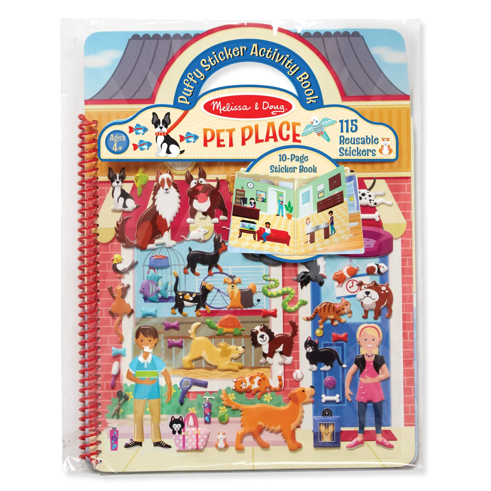 Puffy Sticker Activity Book - Pet Place