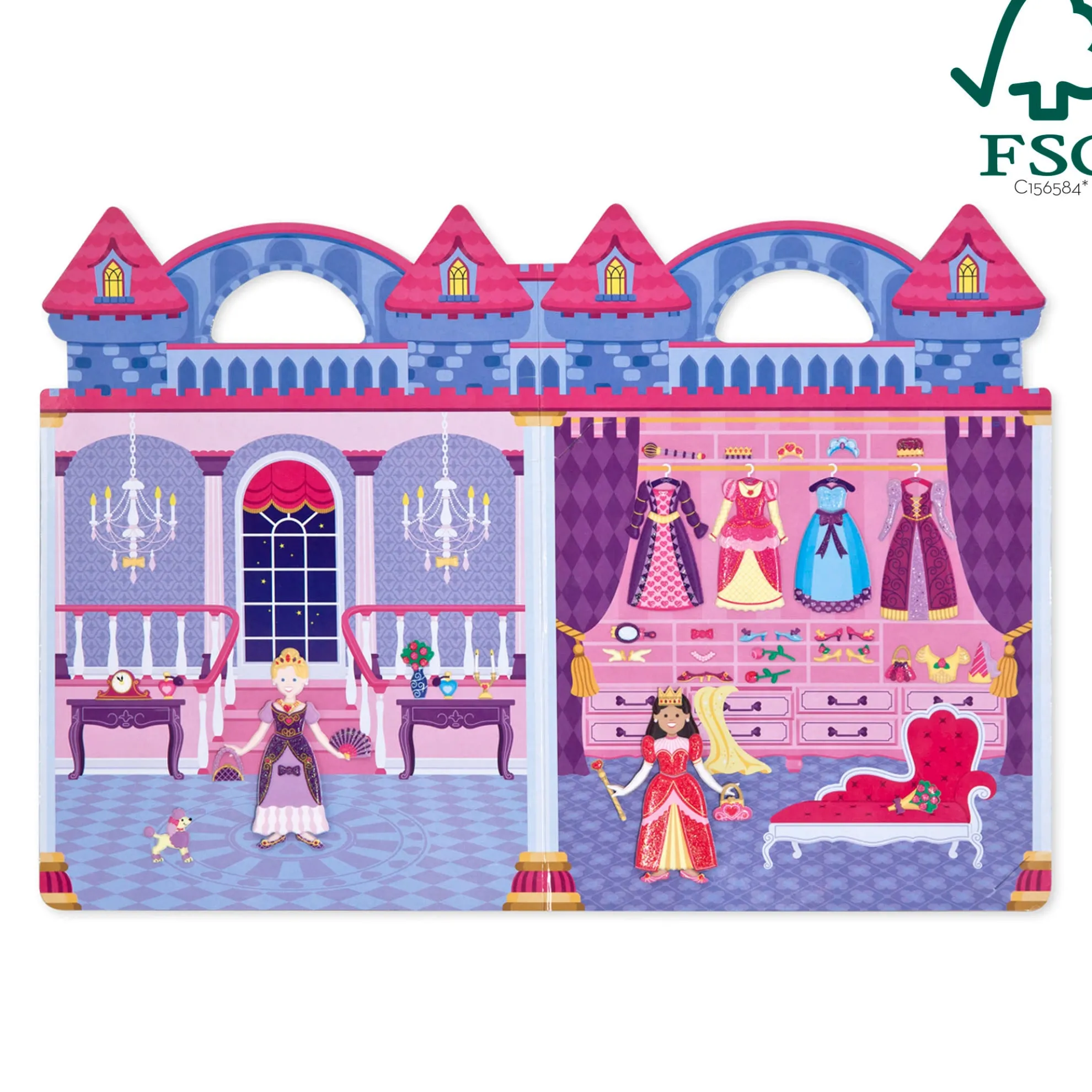 Puffy Sticker Play Set - Princess