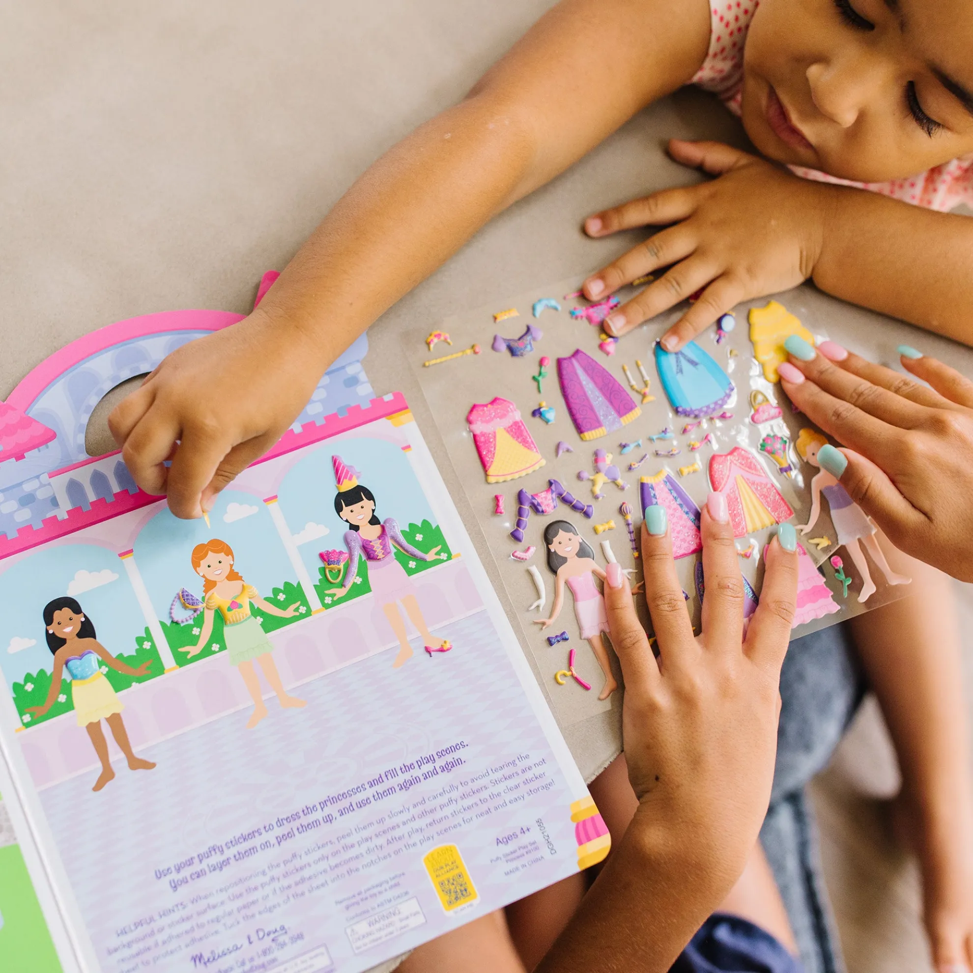 Puffy Sticker Play Set - Princess