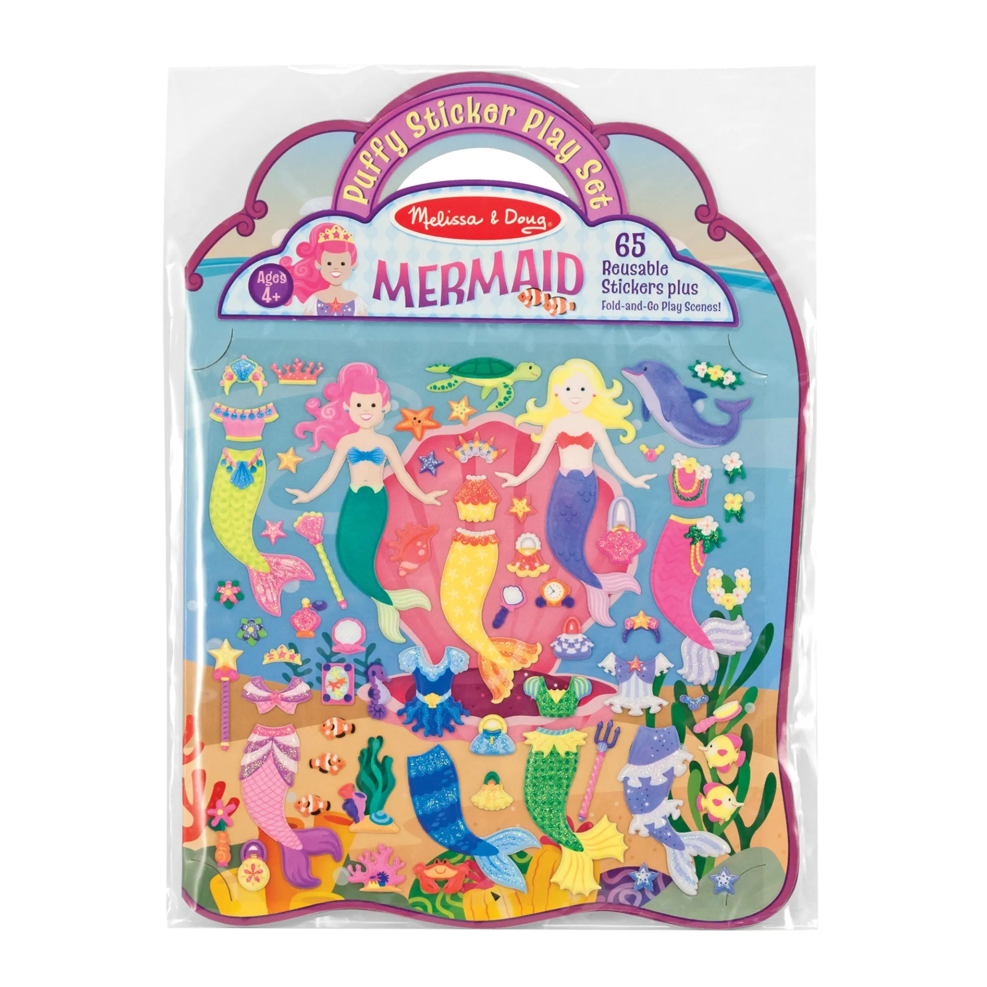 Puffy Sticker Play Set - Mermaid
