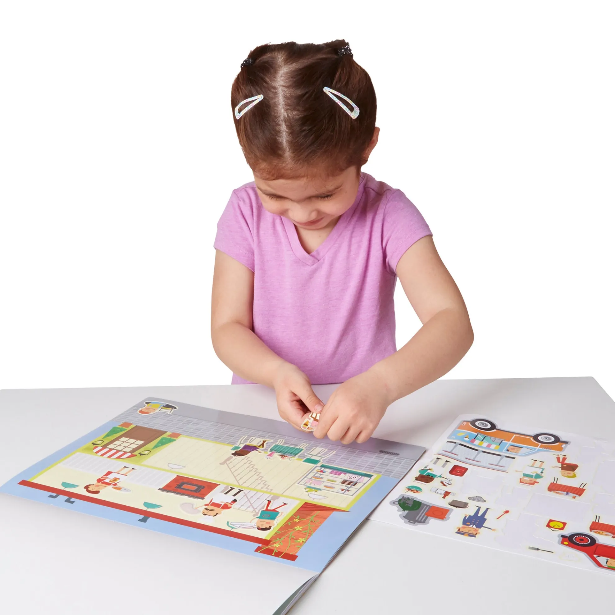 Reusable Sticker Pad - My Town