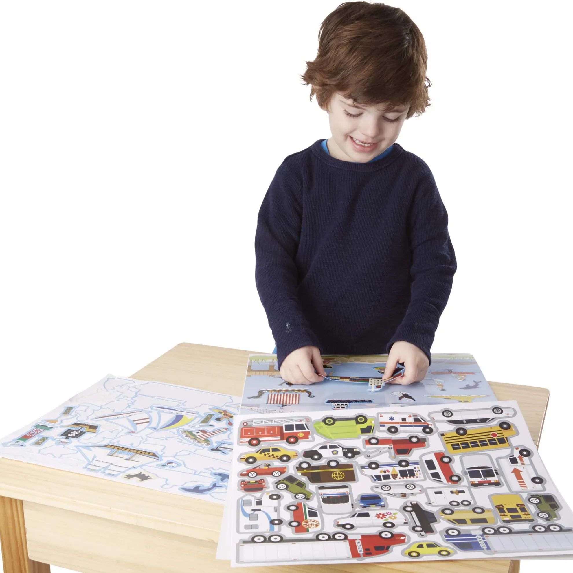 Reusable Sticker Pad - Vehicles