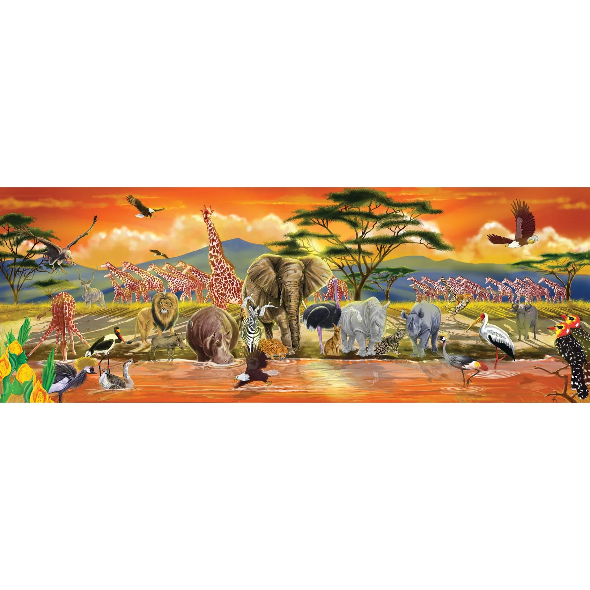 Safari Floor Puzzle - 100 Pieces