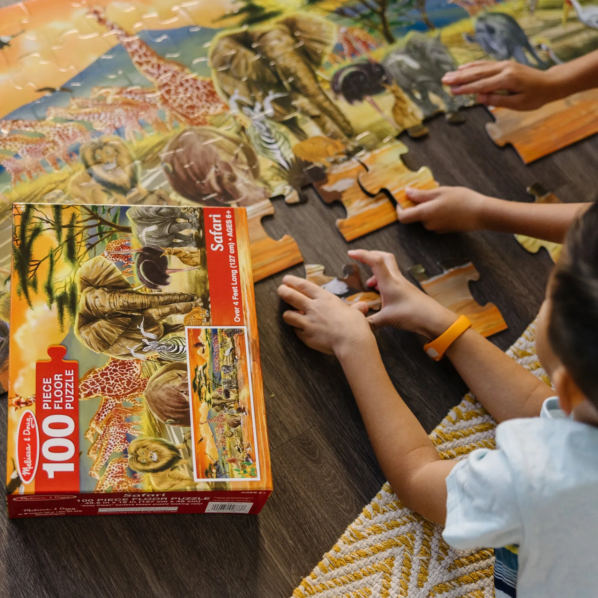 Safari Floor Puzzle - 100 Pieces