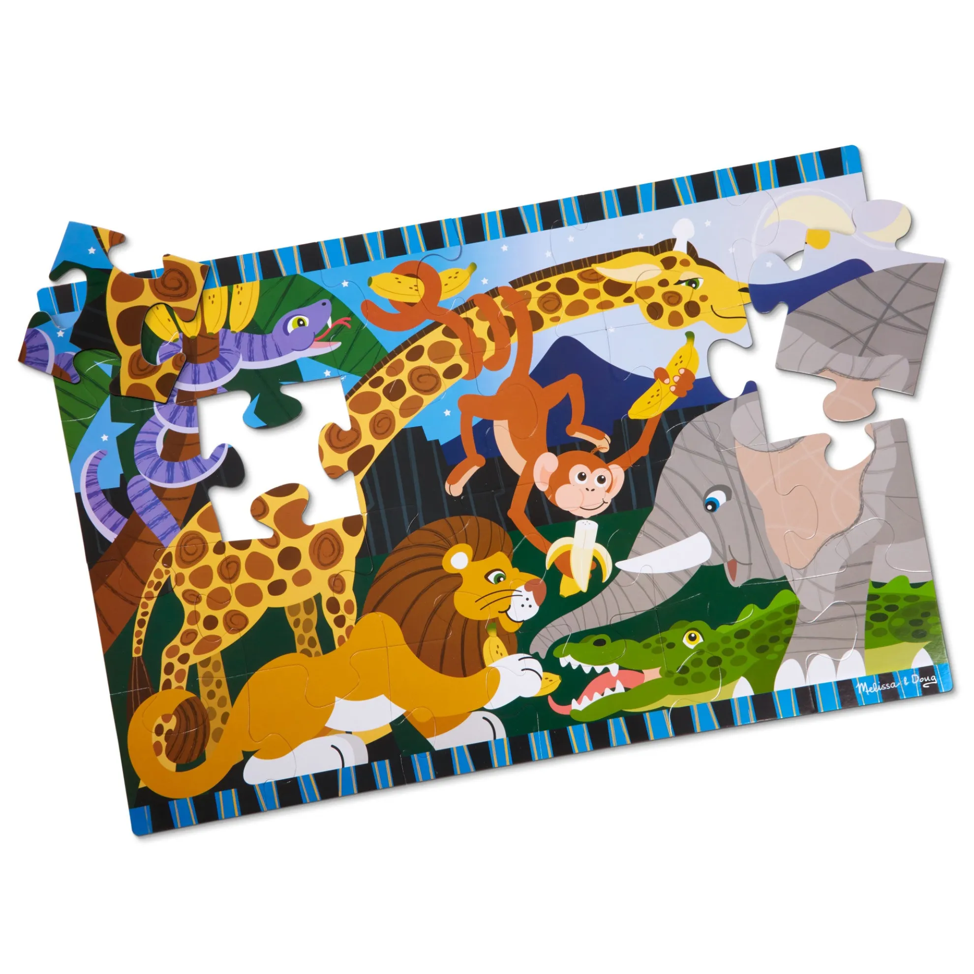 Safari Social Floor Puzzle - 24 Pieces