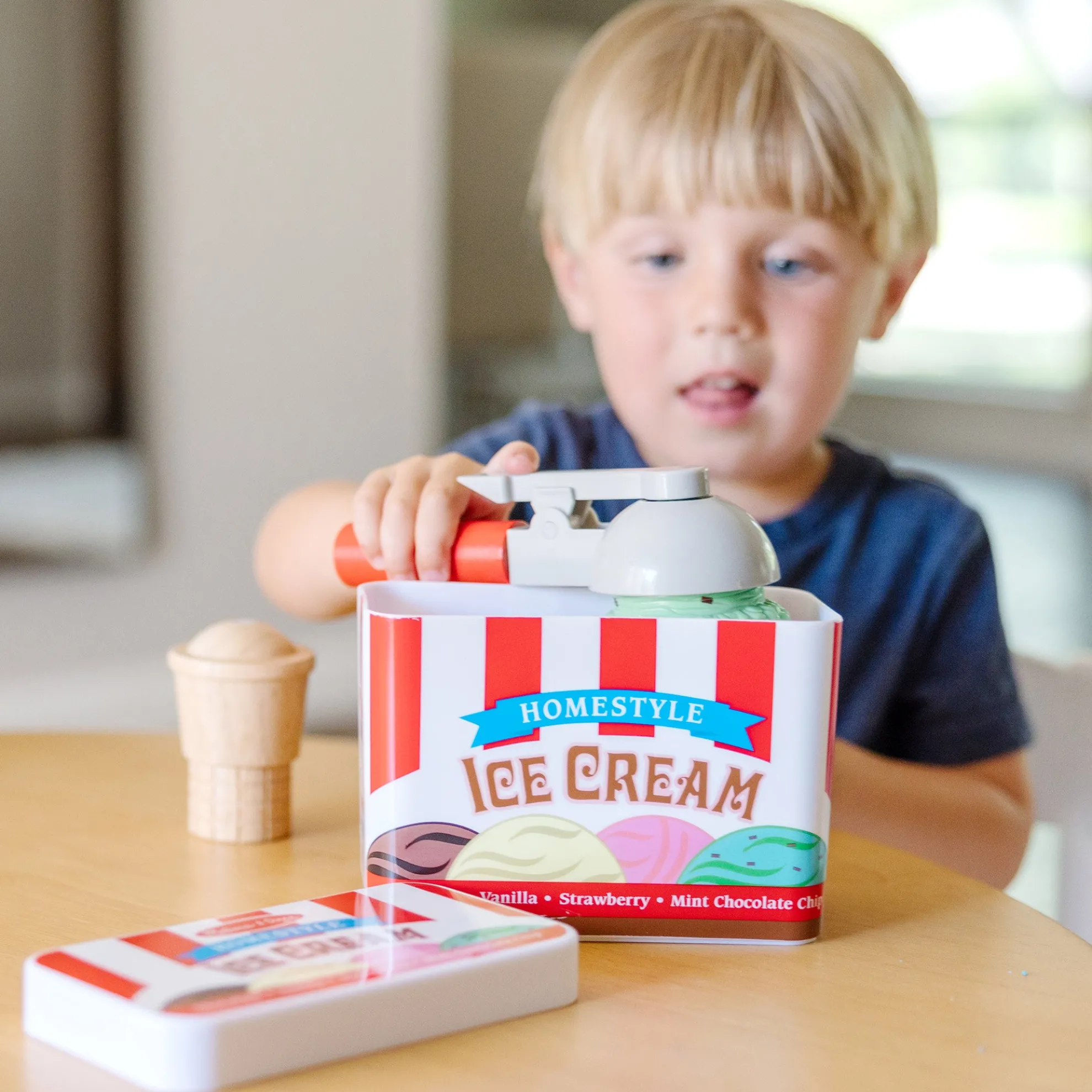 Scoop & Stack Ice Cream Cone Magnetic Play Set
