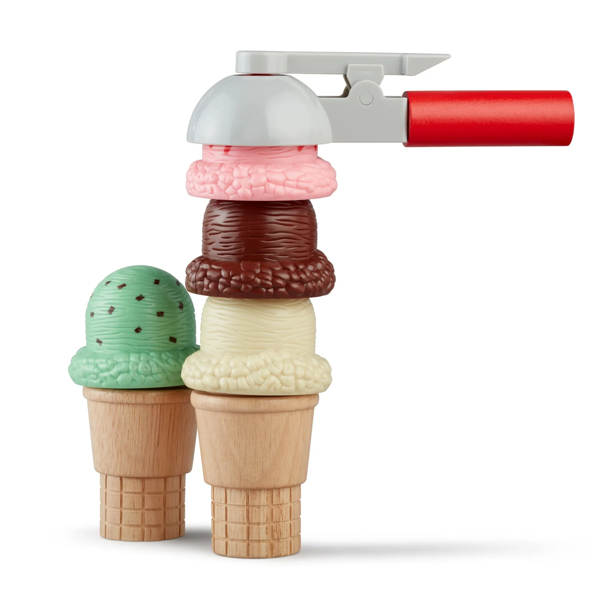 Scoop & Stack Ice Cream Cone Magnetic Play Set