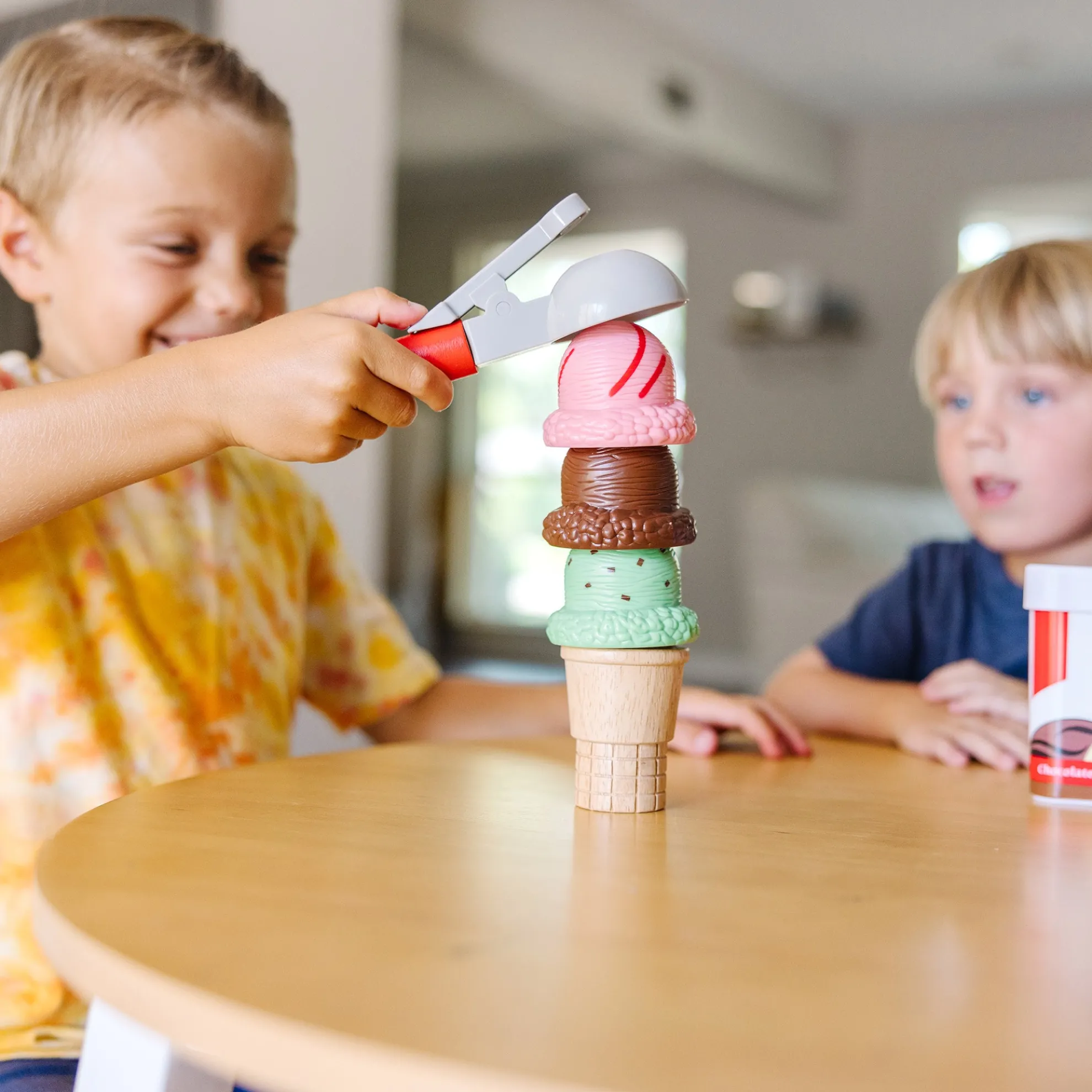 Scoop & Stack Ice Cream Cone Magnetic Play Set