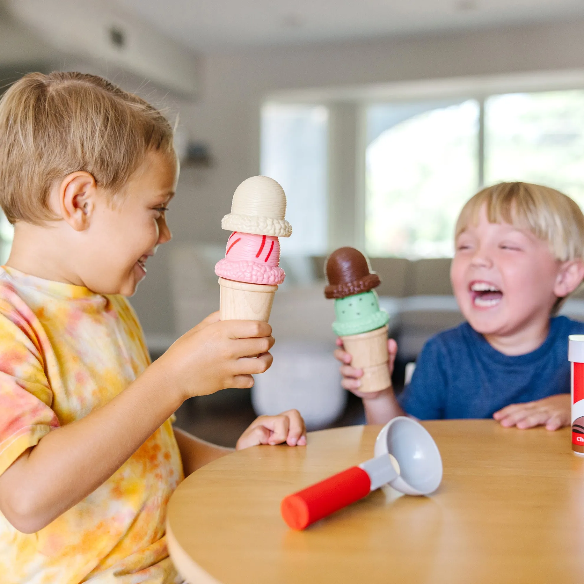 Scoop & Stack Ice Cream Cone Magnetic Play Set
