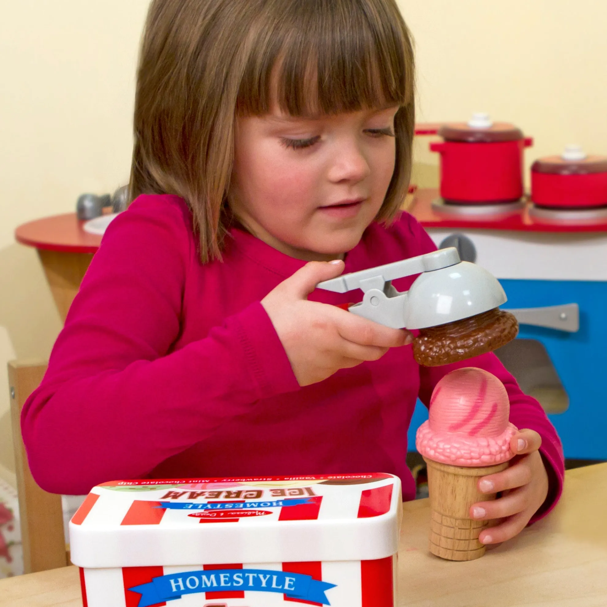 Scoop & Stack Ice Cream Cone Magnetic Play Set