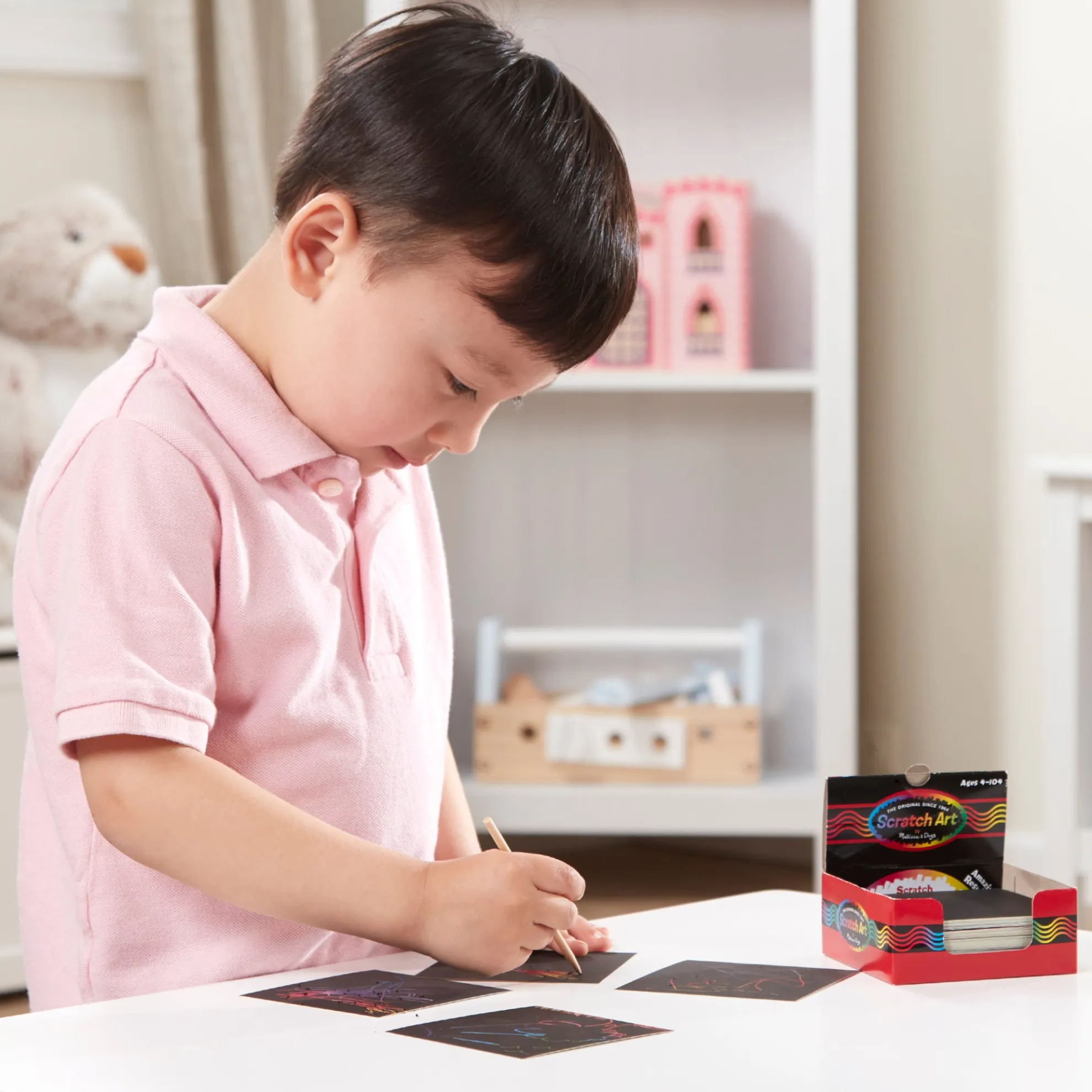 Scratch Art Rainbow Mini Notes _Box of 125