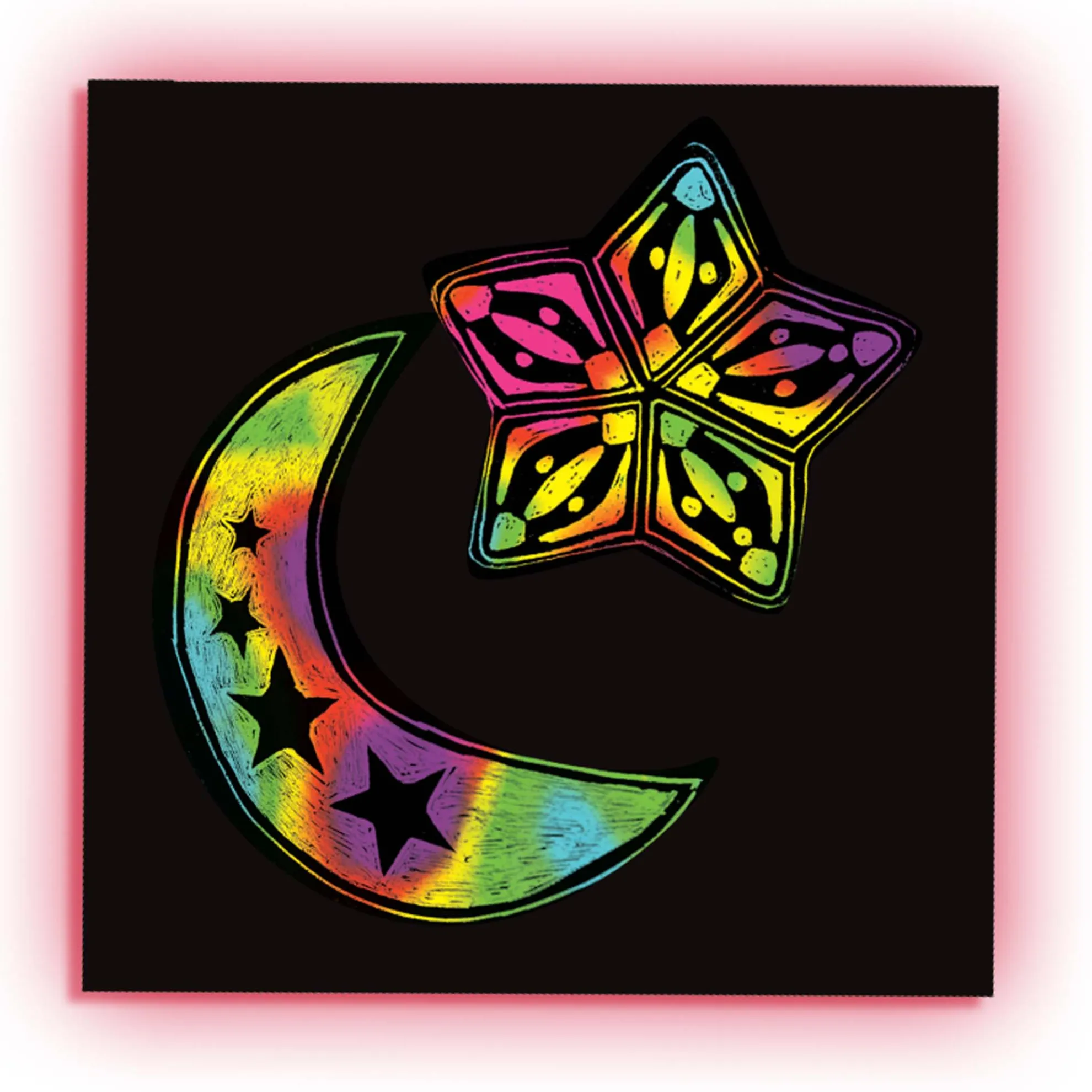 Scratch Art Rainbow Mini Notes _Box of 125