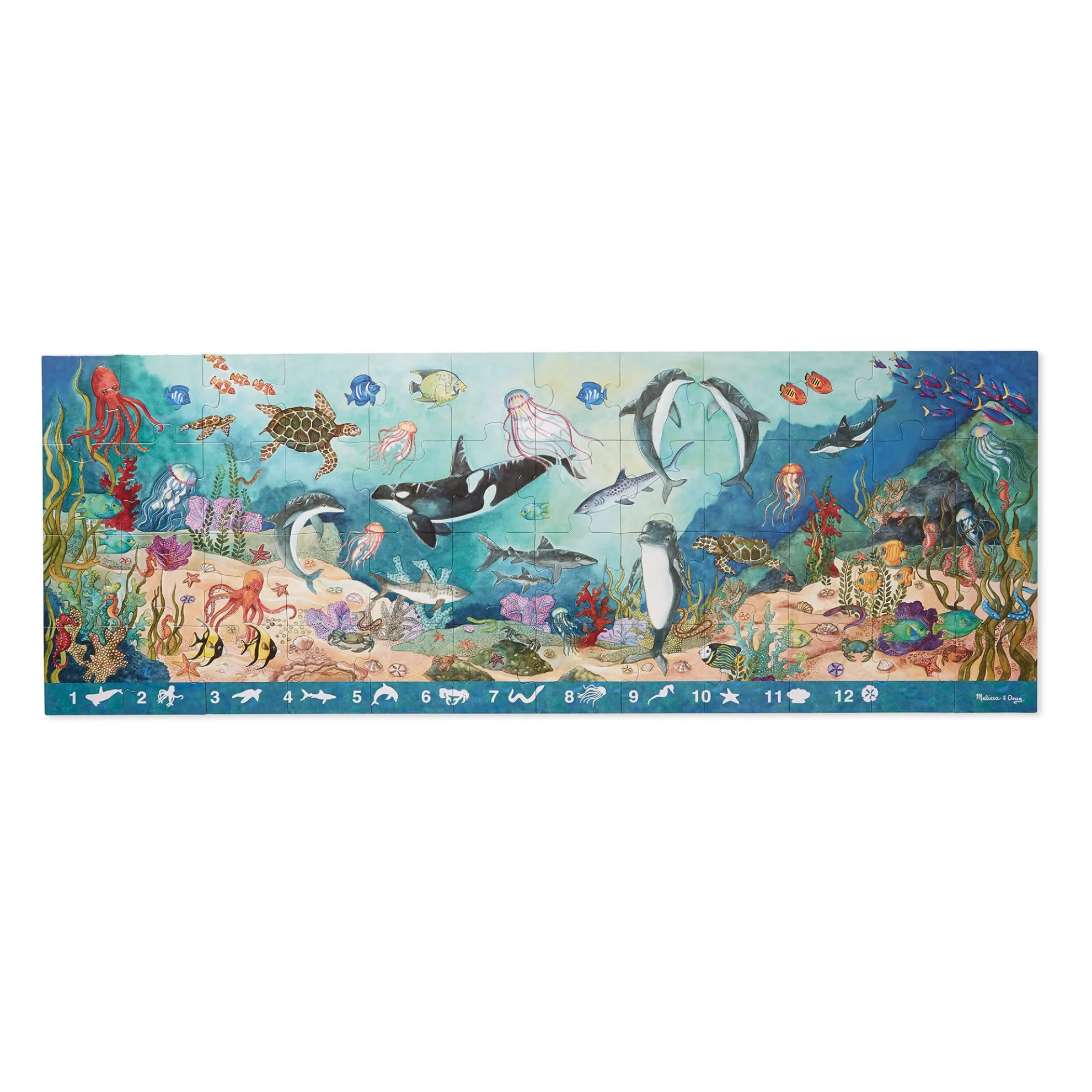 Search & Find Beneath the Waves Floor Puzzle - 48 Pieces