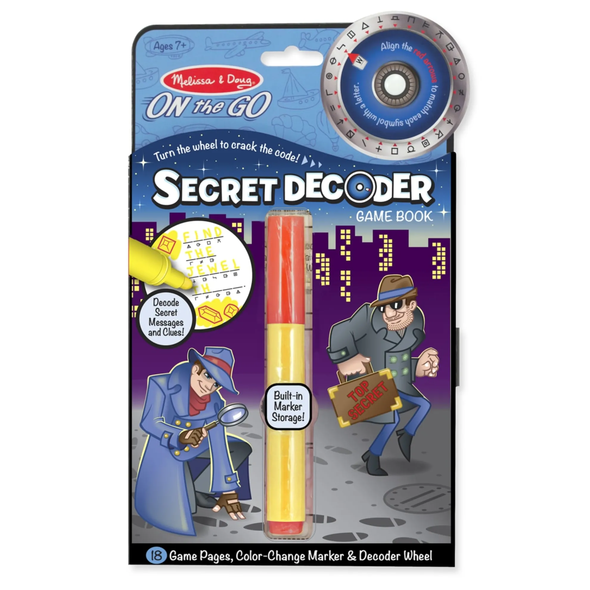 Secret Decoder Game Book - On the Go Travel Activity Book