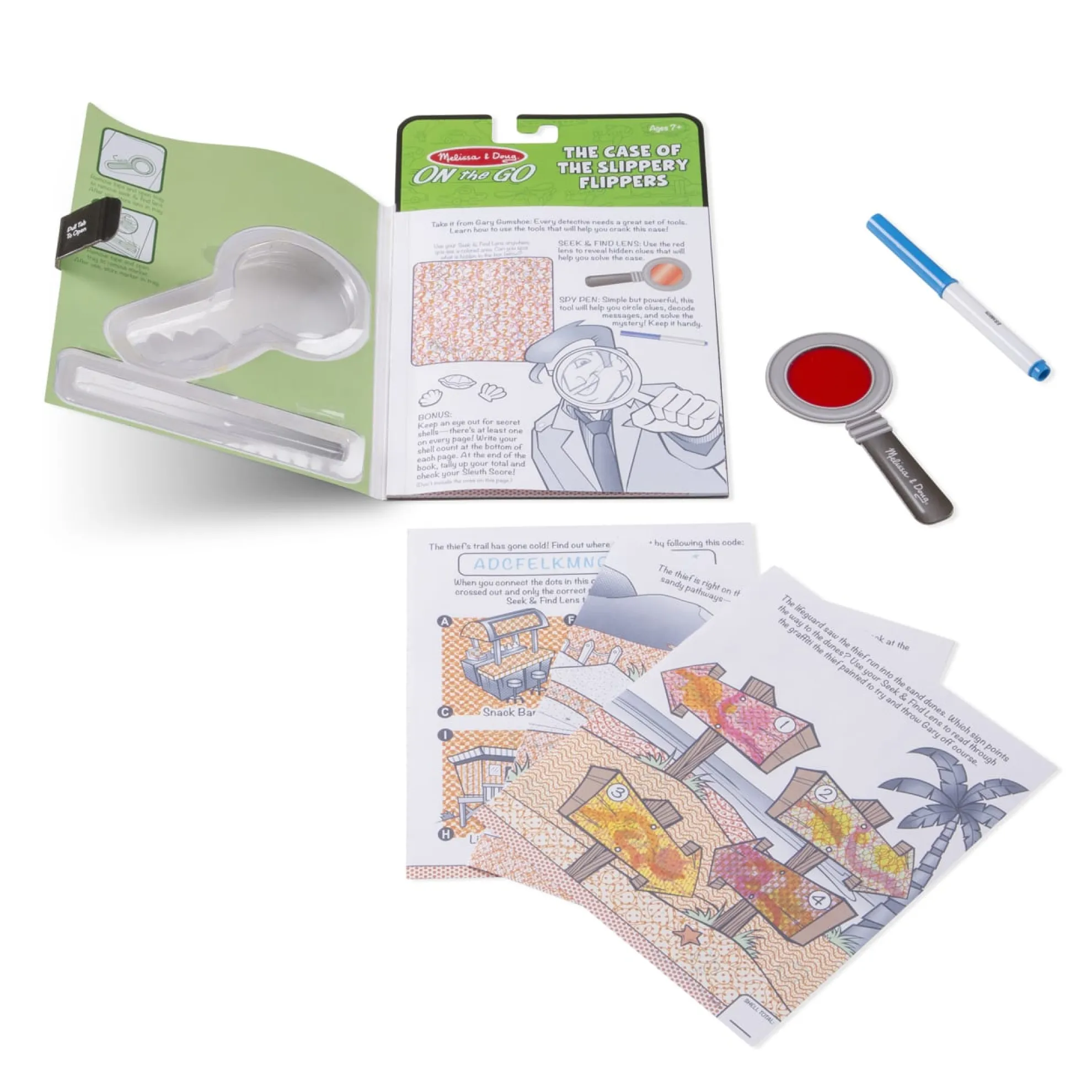 Secret Decoder Set - Case of the Slippery Flippers