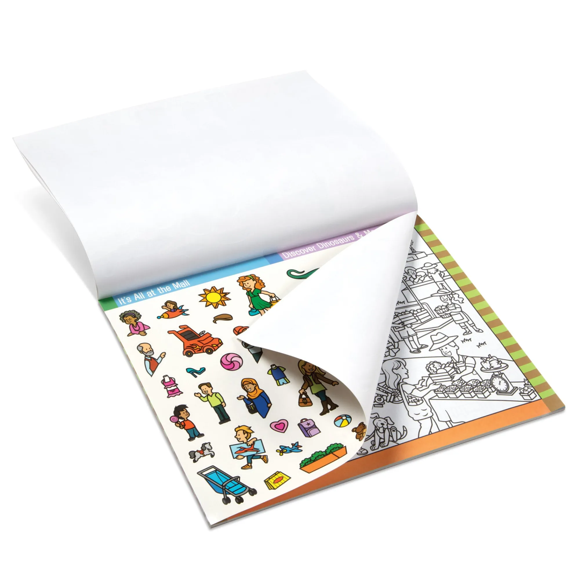 Seek & Find Sticker Pad – Around Town